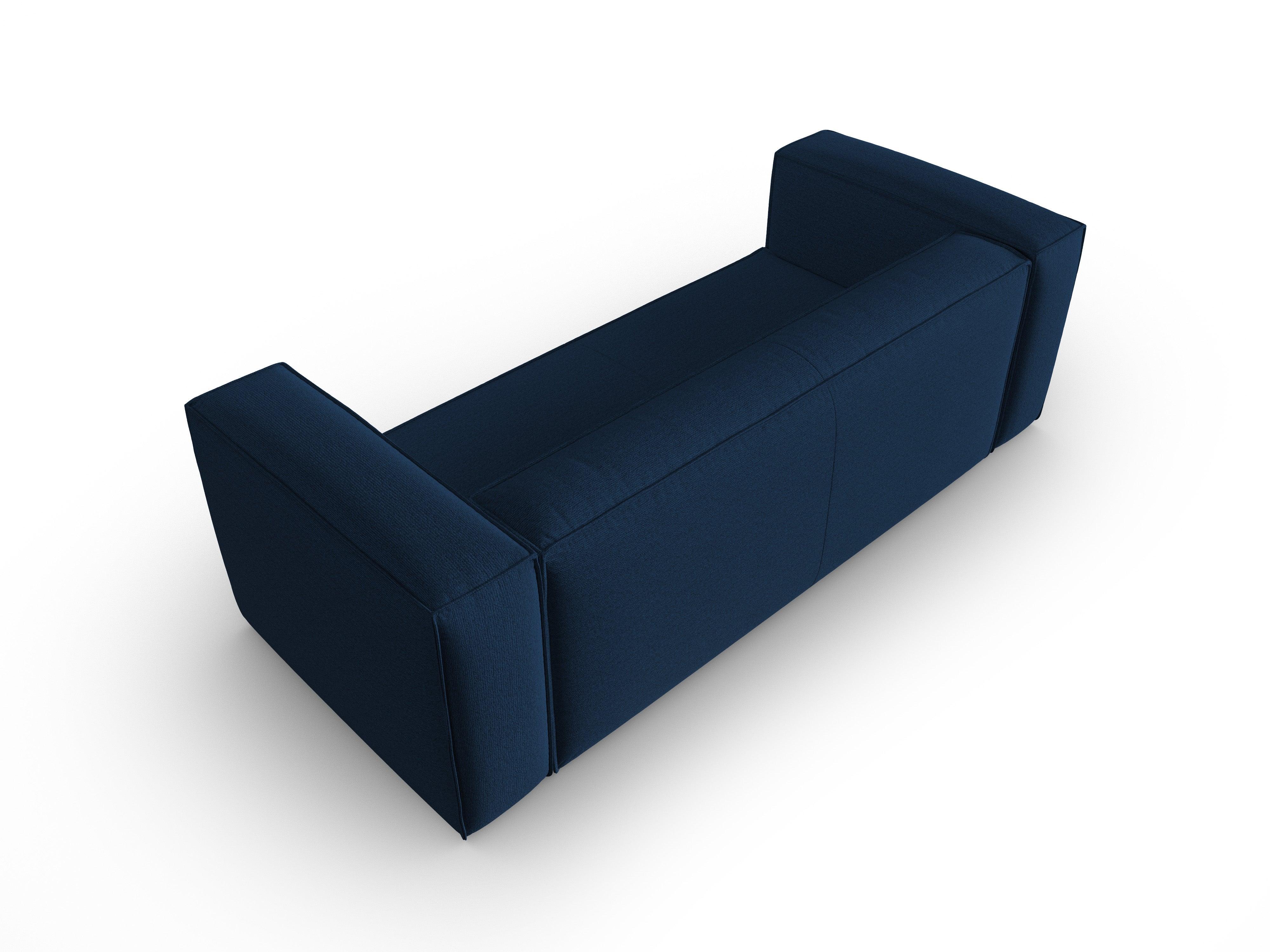 Sofa 3-osobowa MACKAY ciemnoniebieski boucle Cosmopolitan Design    Eye on Design