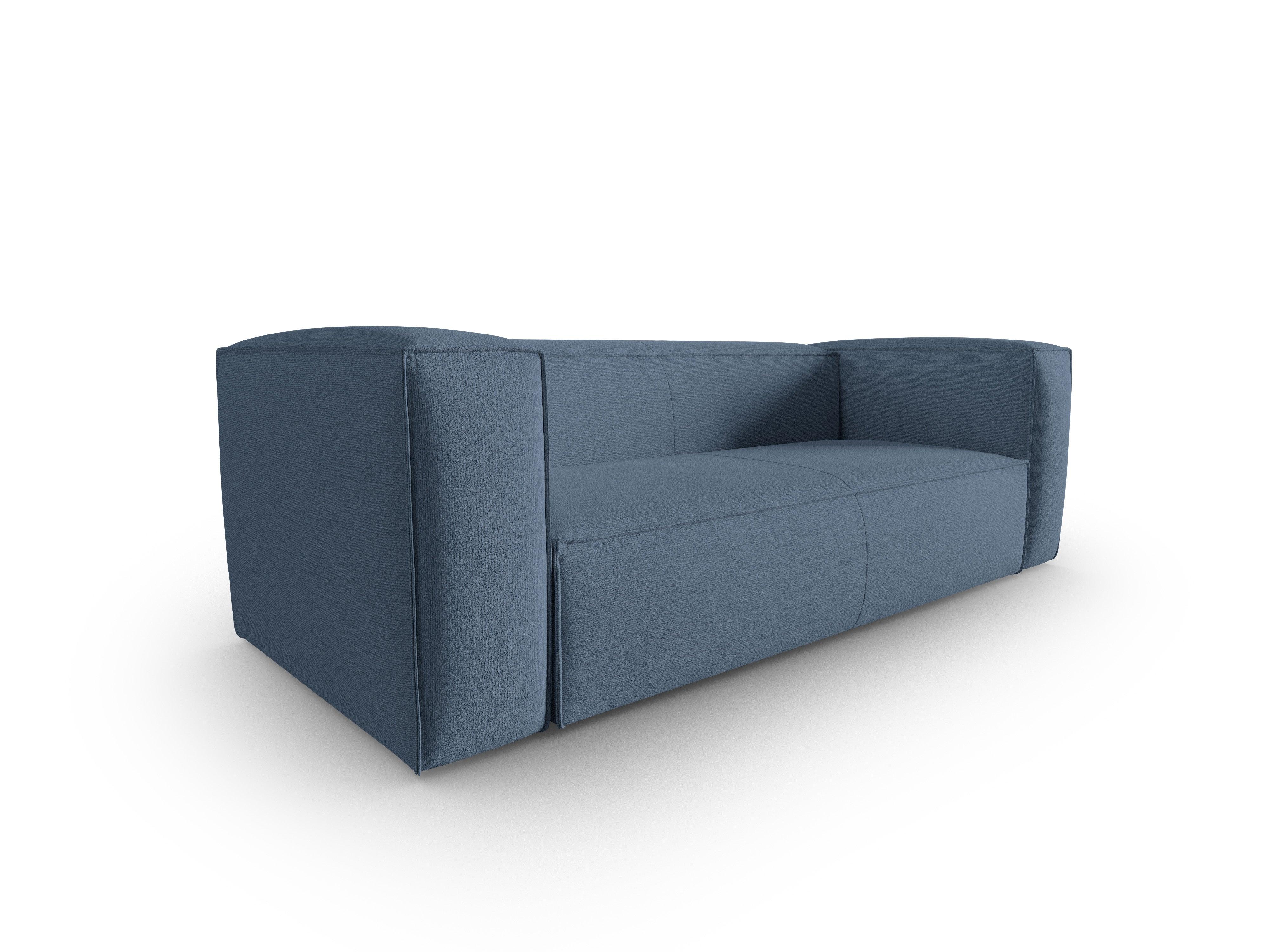 Sofa 3-osobowa MACKAY niebieski boucle Cosmopolitan Design    Eye on Design