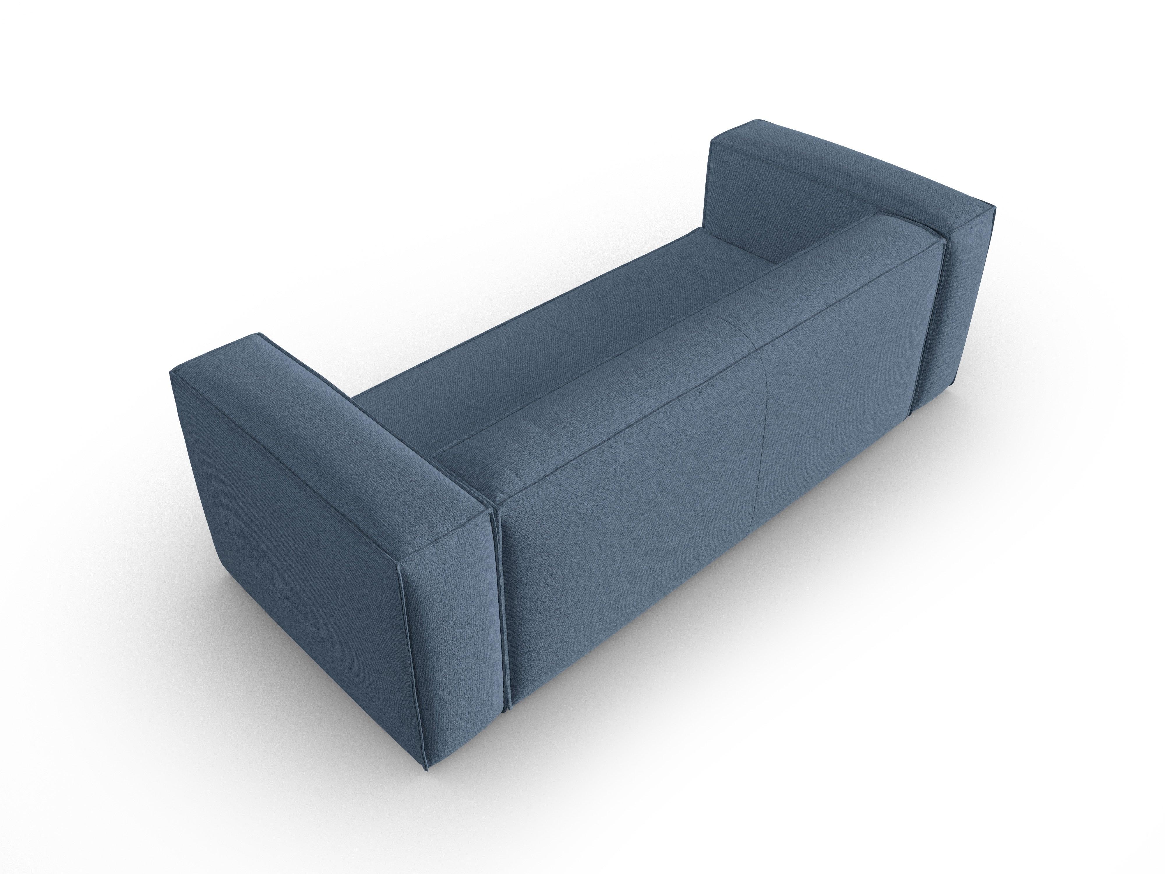 Sofa 3-osobowa MACKAY niebieski boucle Cosmopolitan Design    Eye on Design