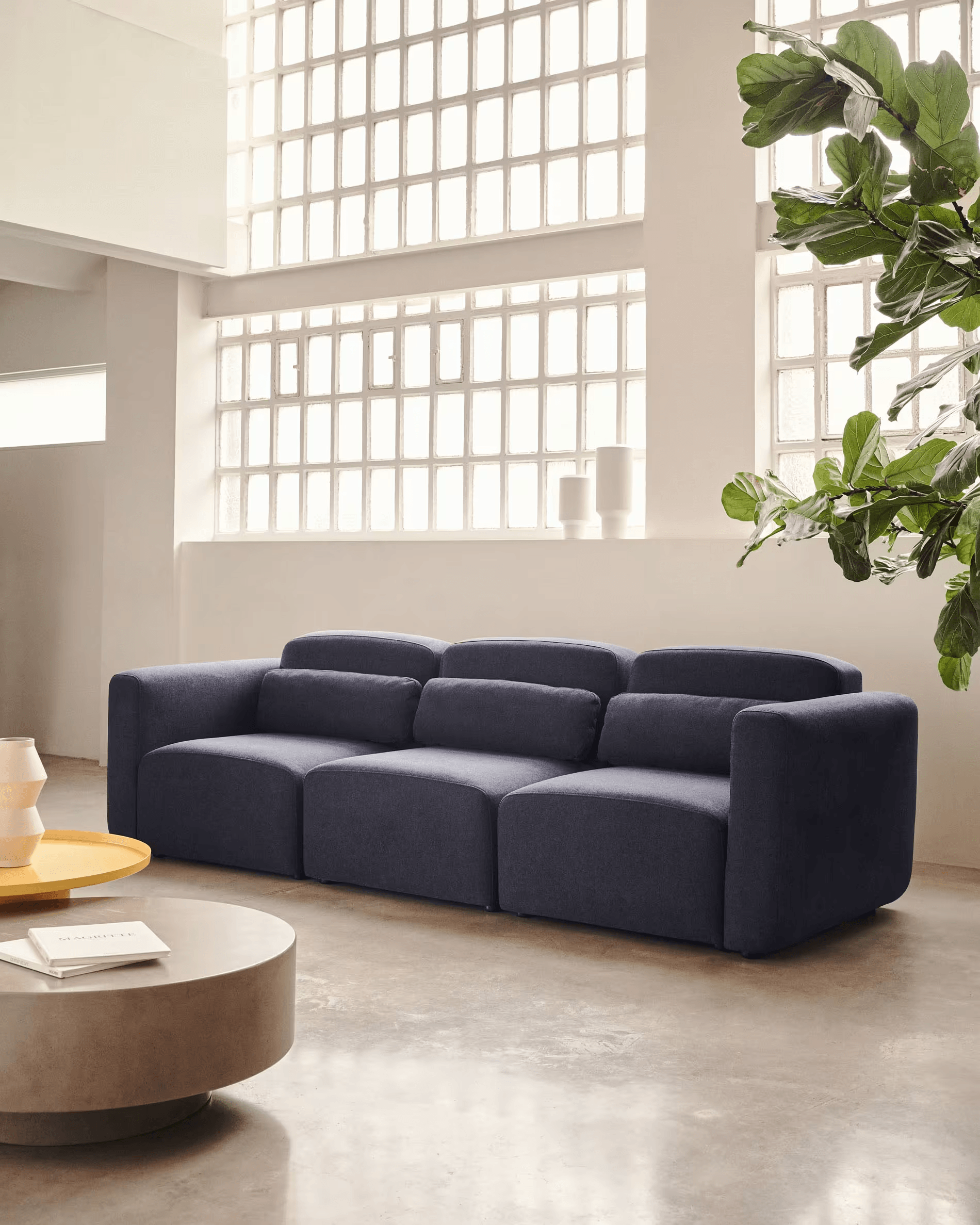 Sofa 3-osobowa NEOM niebieski La Forma    Eye on Design