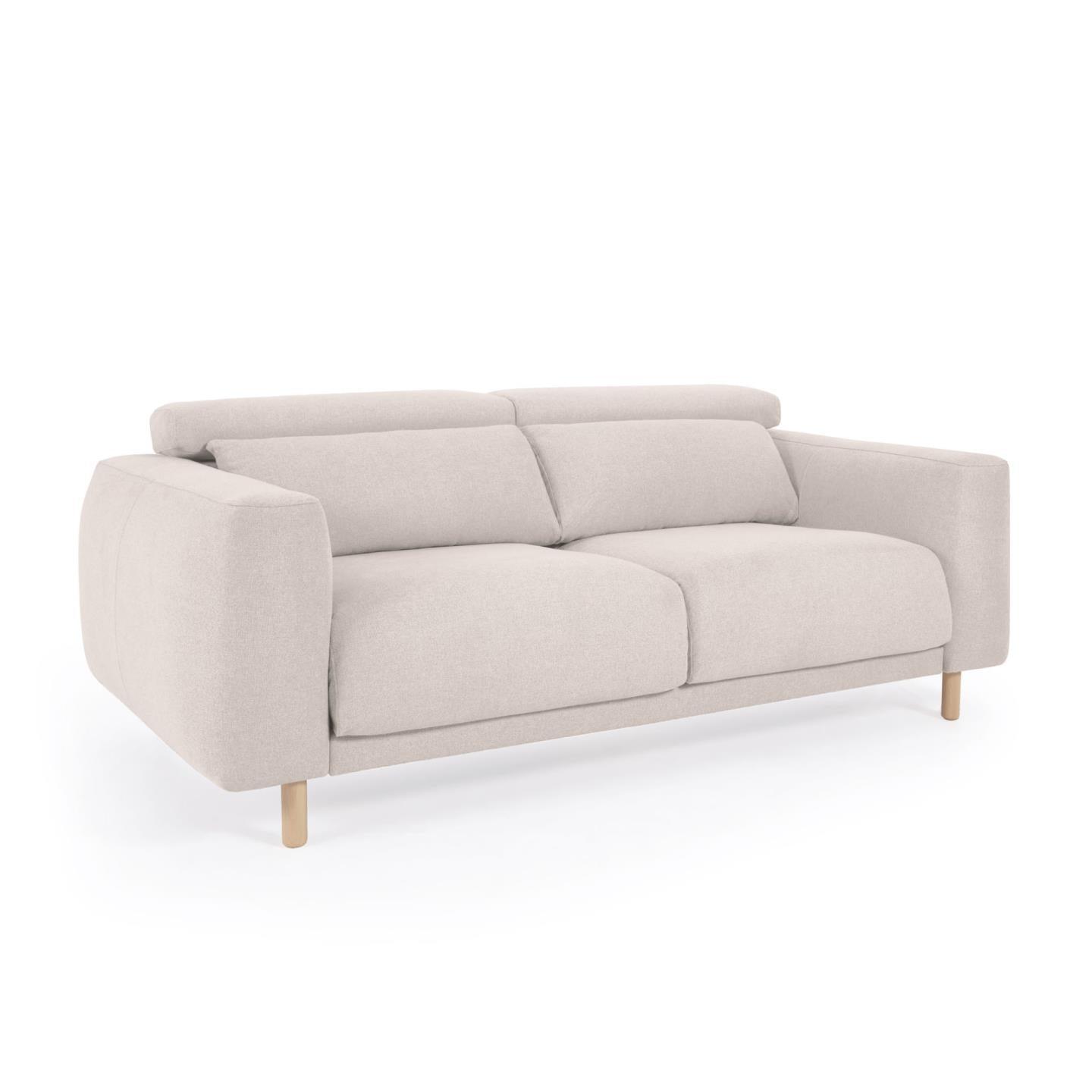 Sofa 3-osobowa SINGA piaskowy La Forma    Eye on Design