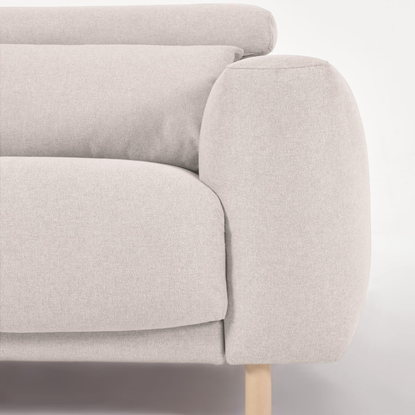 Sofa 3-osobowa SINGA piaskowy La Forma    Eye on Design