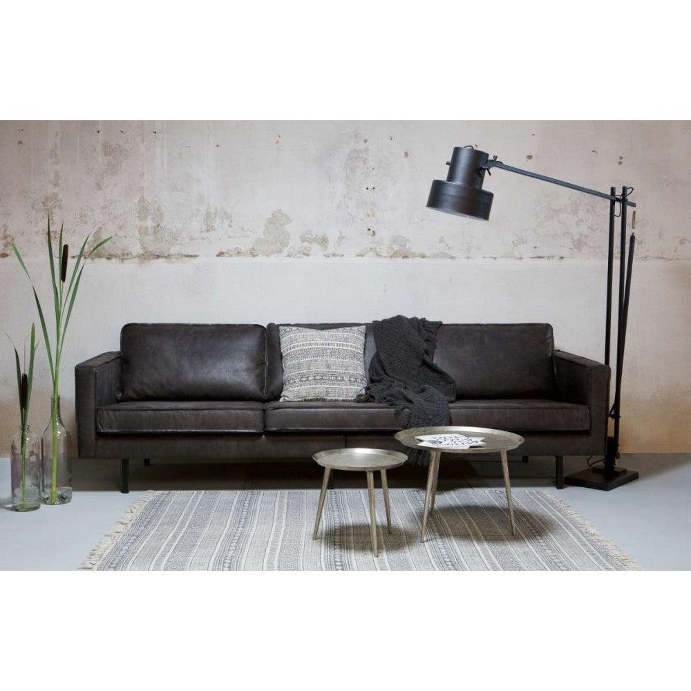 Sofa 3-osobowa skórzana RODEO czarny Be Pure    Eye on Design