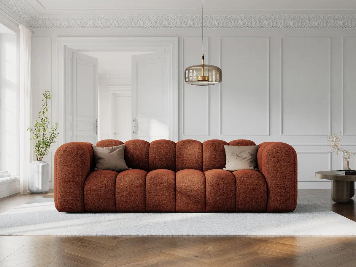 Sofa 3-osobowa SKYLER ceglany szenil Interieurs 86    Eye on Design