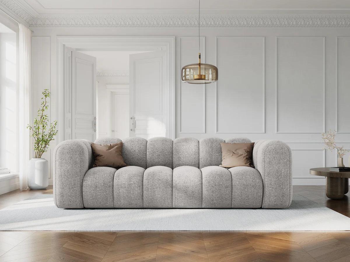 Sofa 3-osobowa SKYLER jasny szary szenil Interieurs 86    Eye on Design