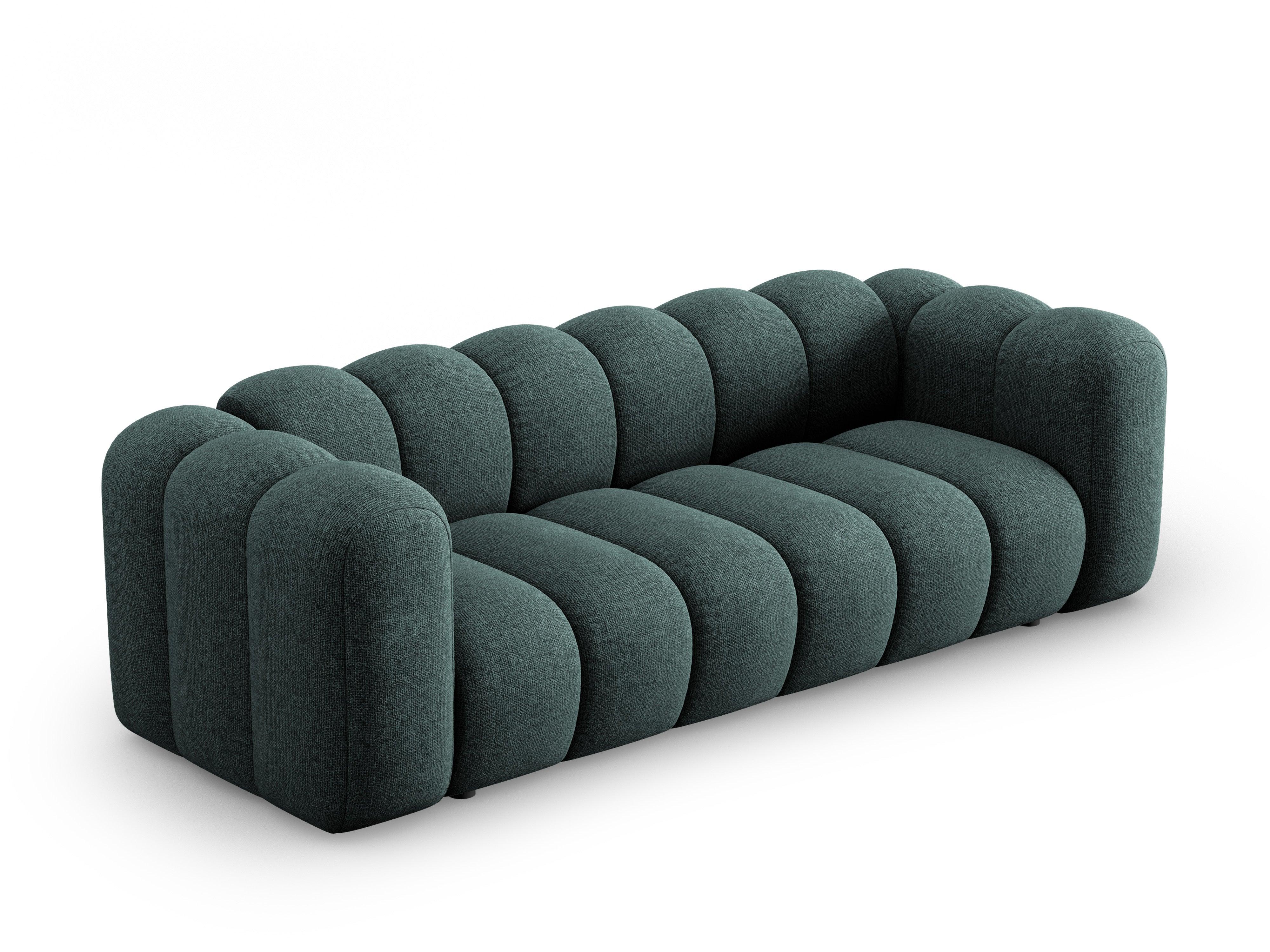 Sofa 3-osobowa SKYLER turkusowy szenil Interieurs 86    Eye on Design