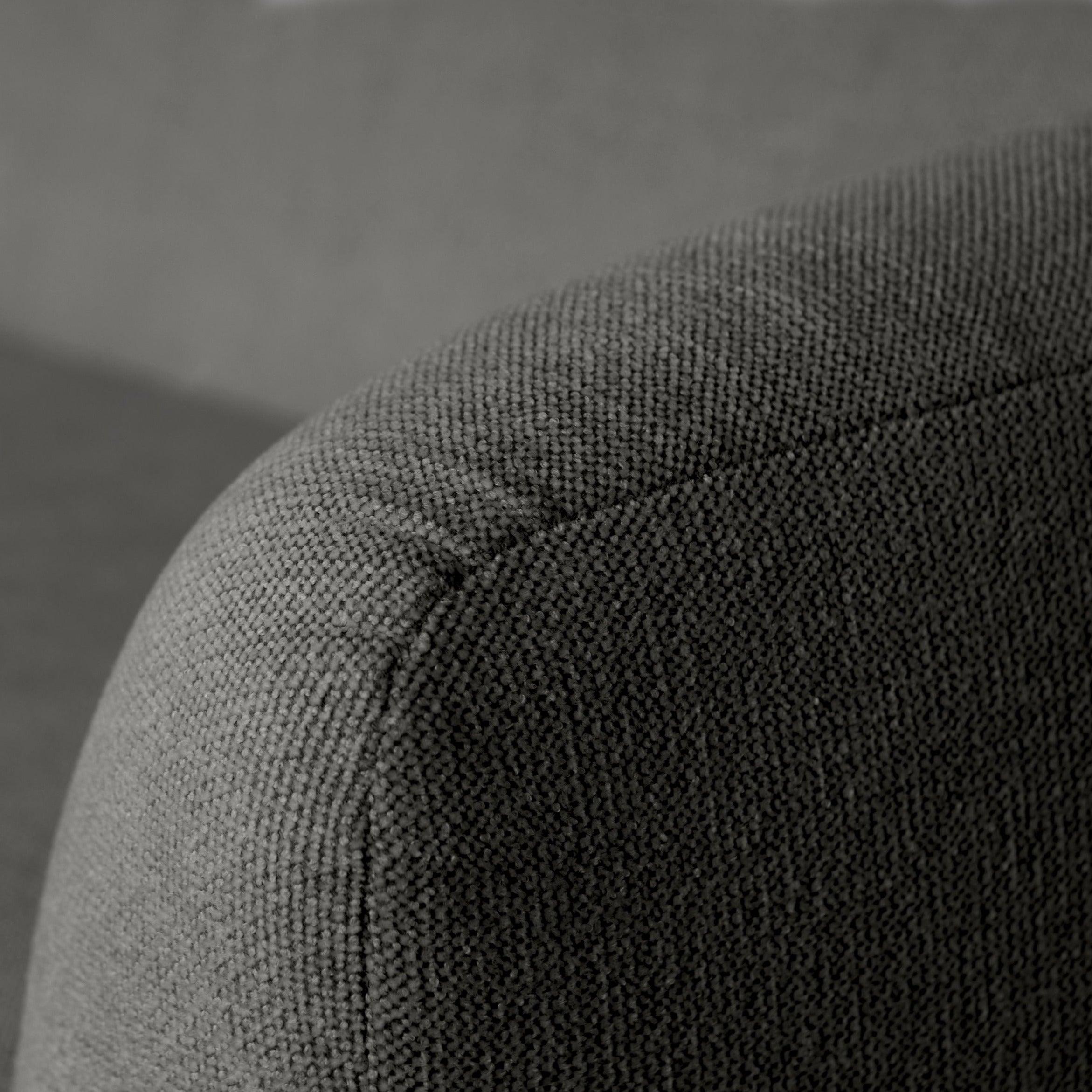 Sofa 3-osobowa SLOPING melanż czarny Be Pure    Eye on Design