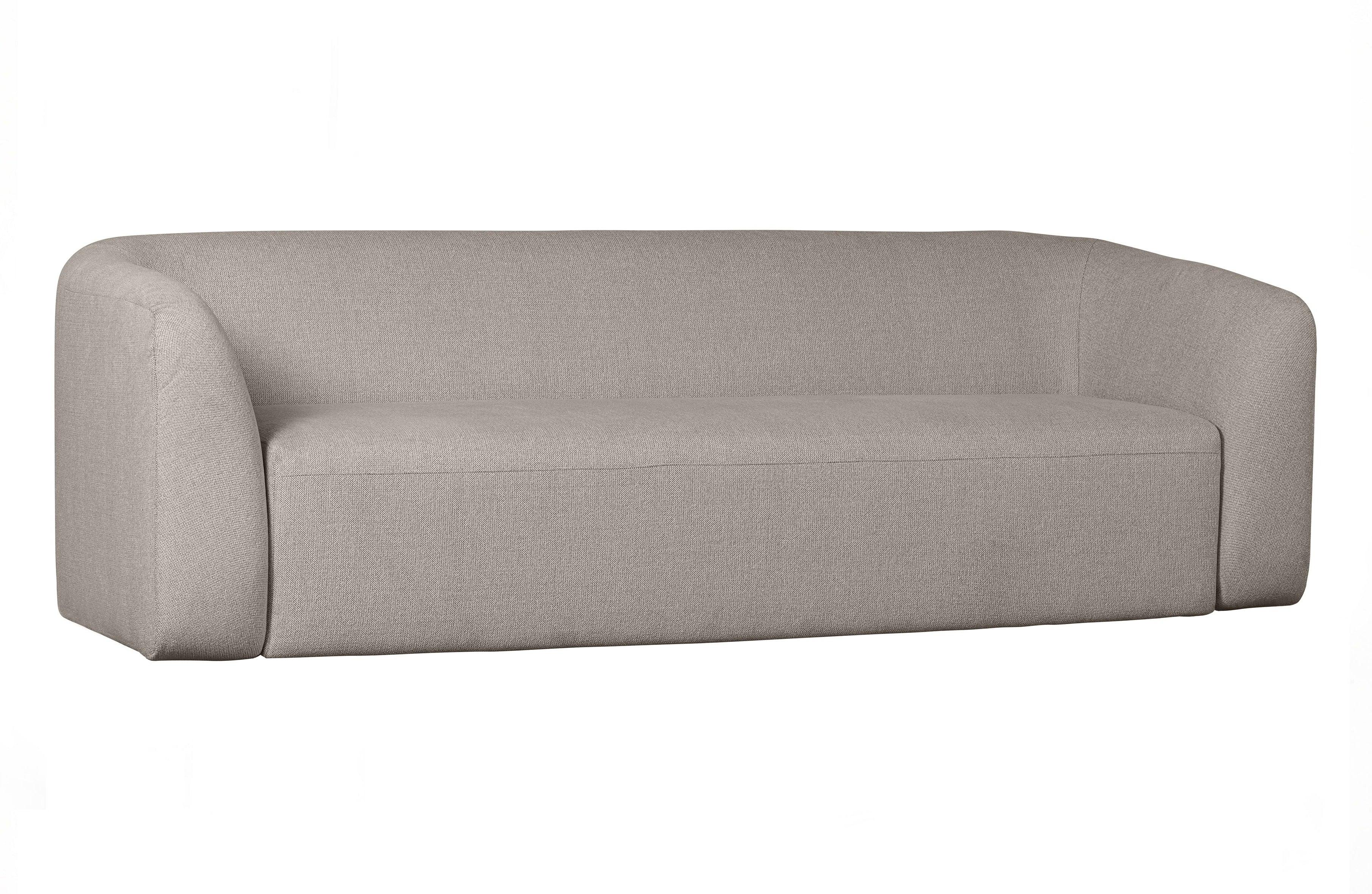 Sofa 3-osobowa SLOPING melanż jasnoszary Be Pure    Eye on Design