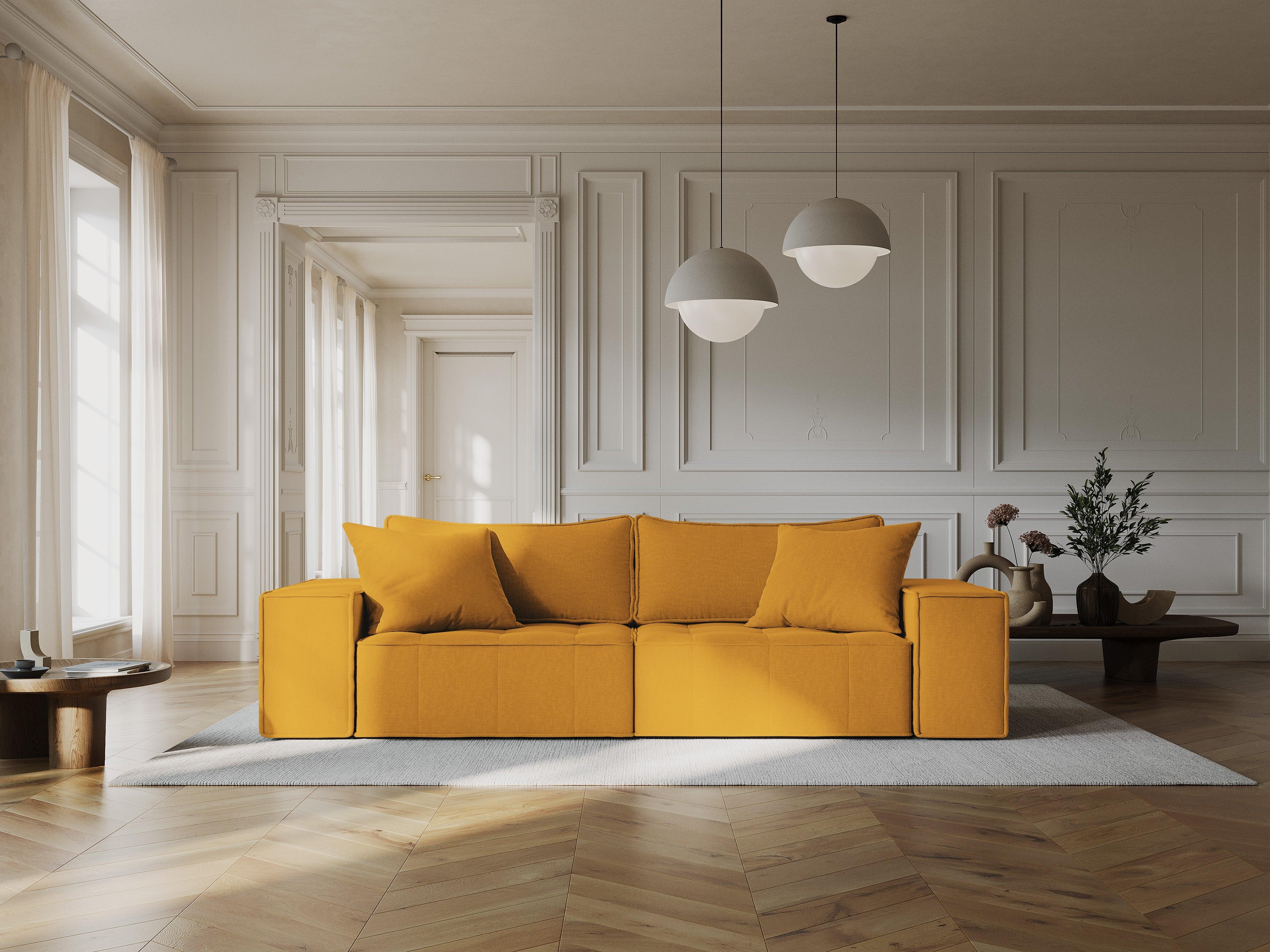 Sofa 3-osobowa VERLET musztardowy Interieurs 86    Eye on Design