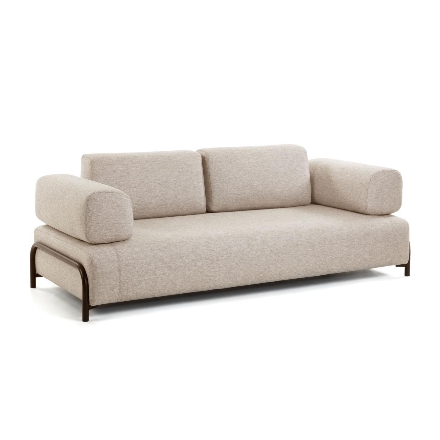 Sofa 3-osobowa z podłokietnikami COMPO beżowy La Forma    Eye on Design