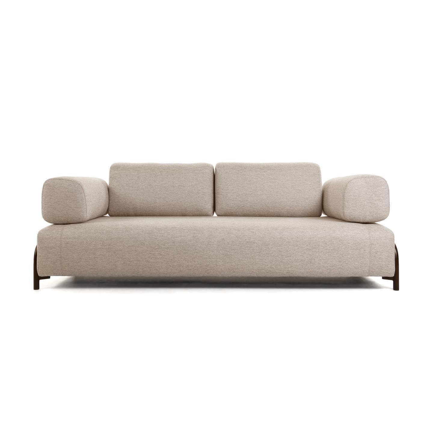 Sofa 3-osobowa z podłokietnikami COMPO beżowy La Forma    Eye on Design