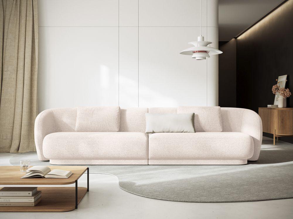 Sofa 4-osobowa aksamitna CAMDEN niebieski Cosmopolitan Design    Eye on Design