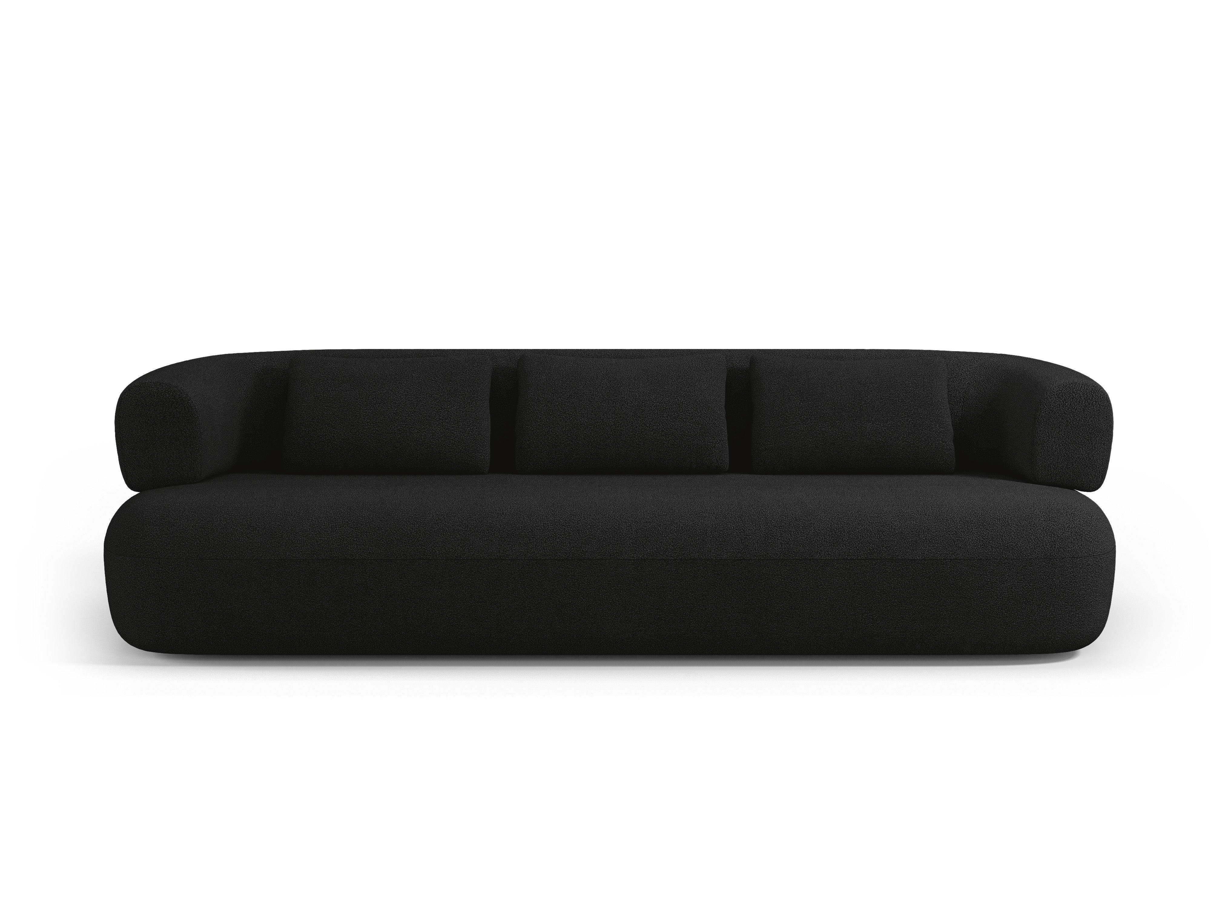 Sofa 4-osobowa ALDRIN czarny boucle Windsor & Co    Eye on Design