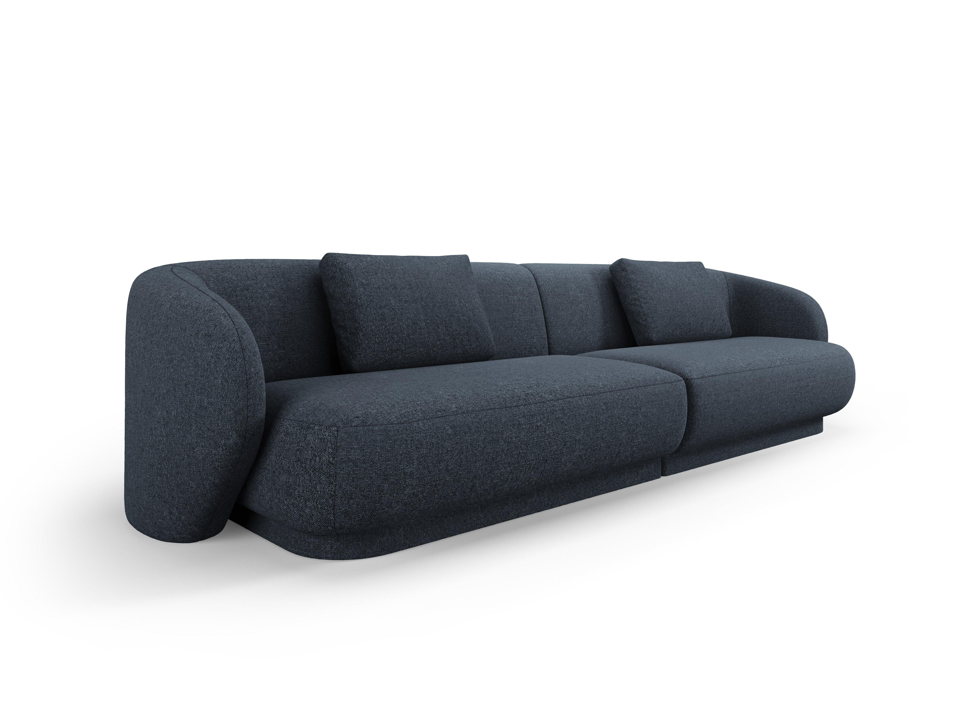 Sofa 4-osobowa CAMDEN niebieski szenil Cosmopolitan Design    Eye on Design