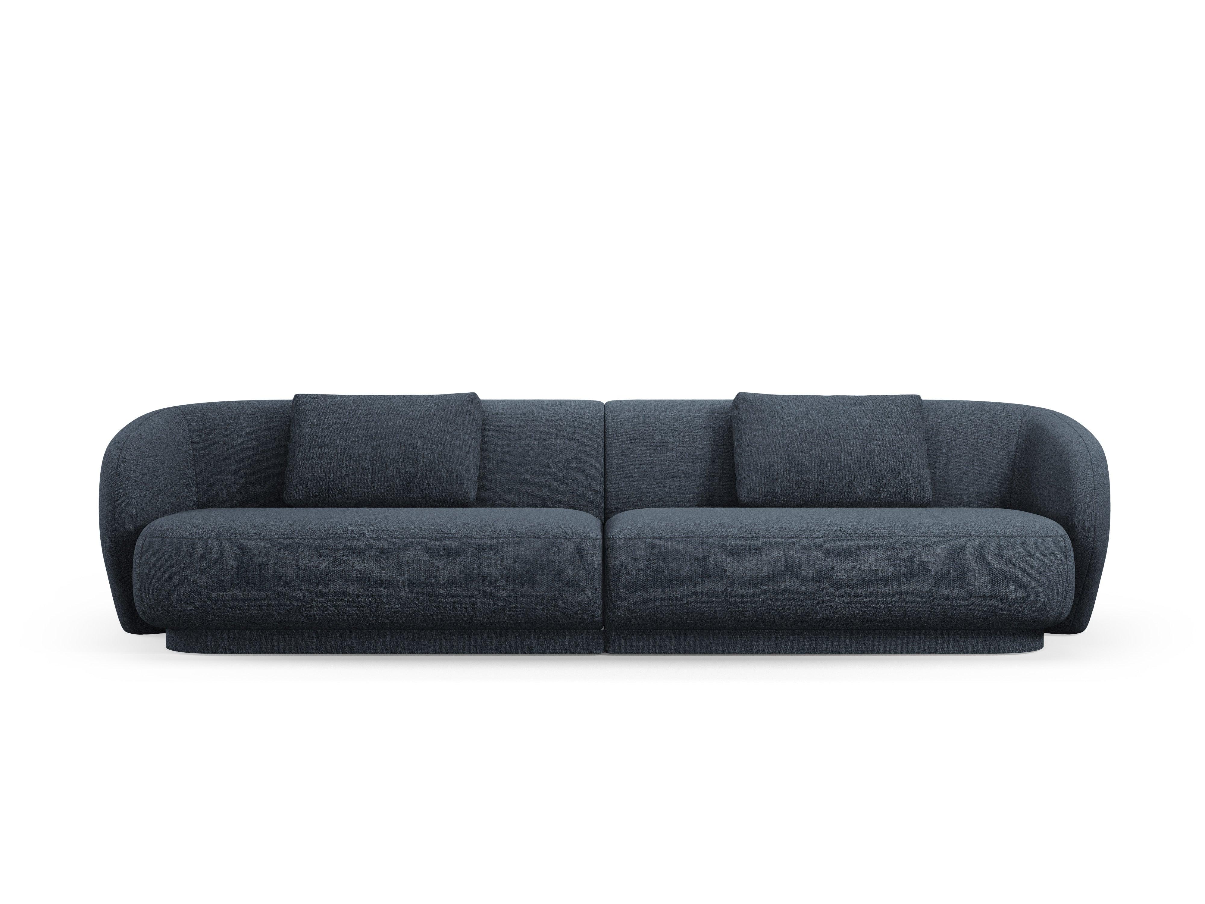 Sofa 4-osobowa CAMDEN niebieski szenil Cosmopolitan Design    Eye on Design