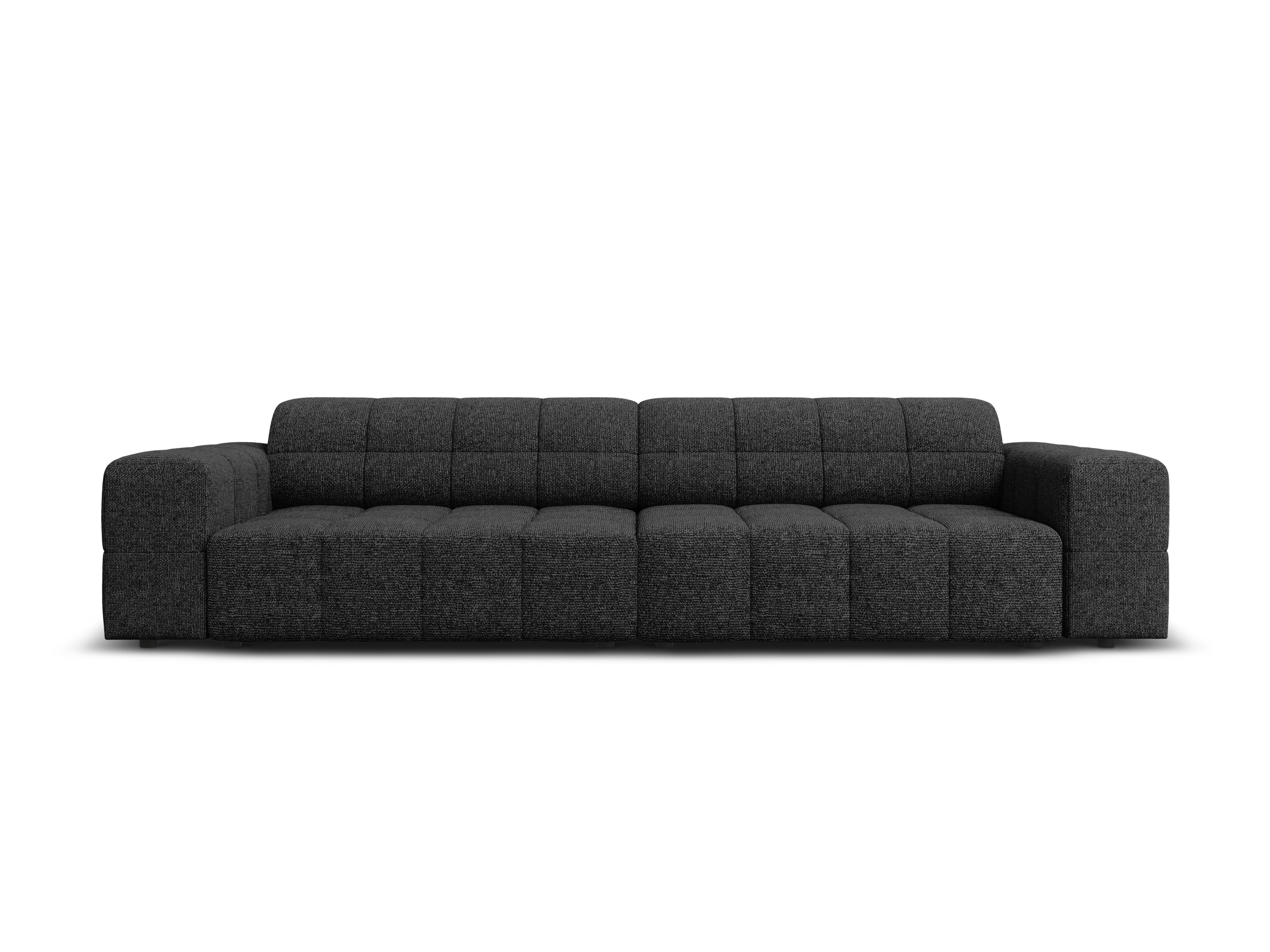 Sofa 4-osobowa CHICAGO czarny szenil Cosmopolitan Design    Eye on Design