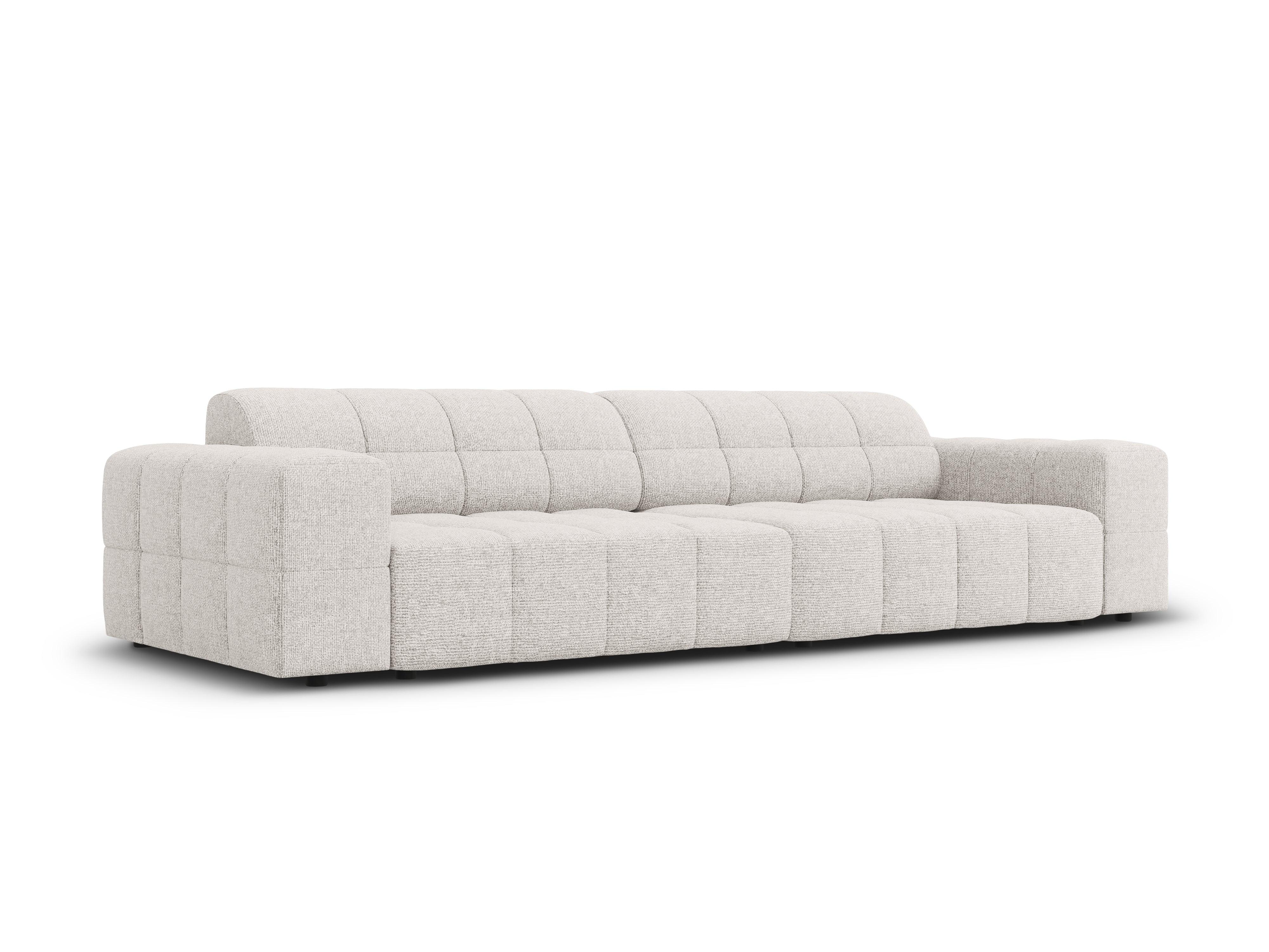 Sofa 4-osobowa CHICAGO jasnoszary szenil Cosmopolitan Design    Eye on Design