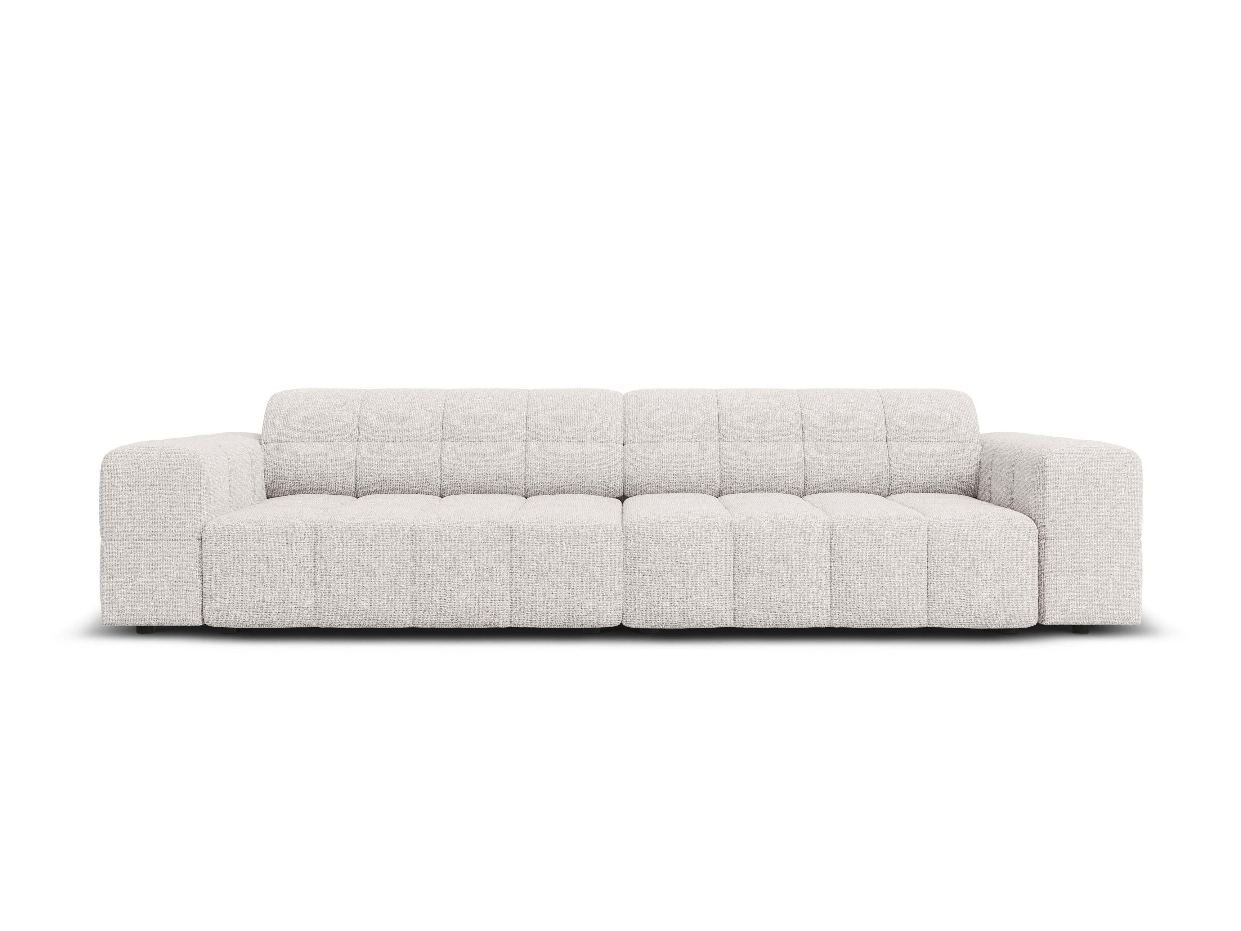 Sofa 4-osobowa CHICAGO jasnoszary szenil Cosmopolitan Design    Eye on Design