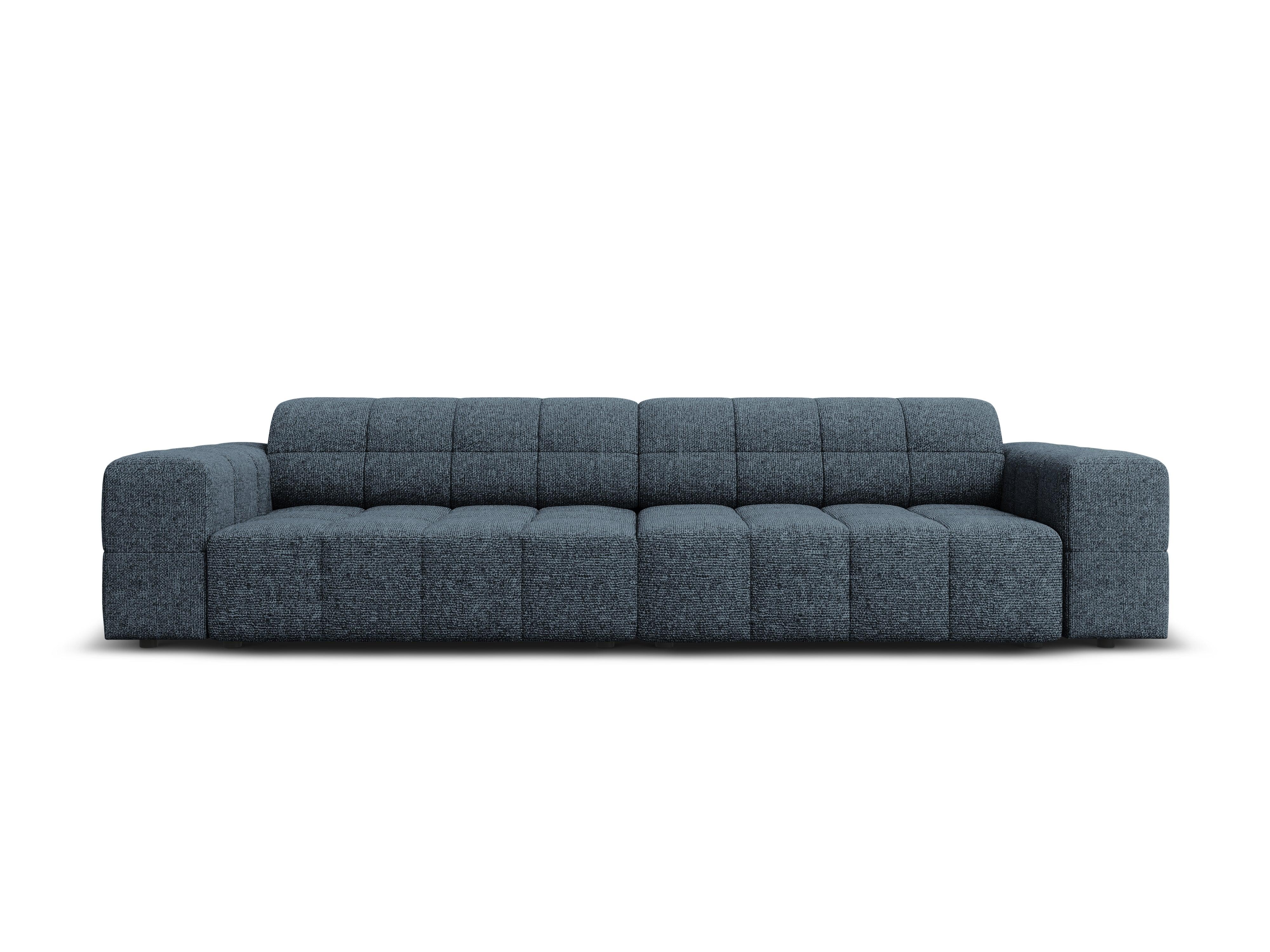 Sofa 4-osobowa CHICAGO niebieski szenil Cosmopolitan Design    Eye on Design