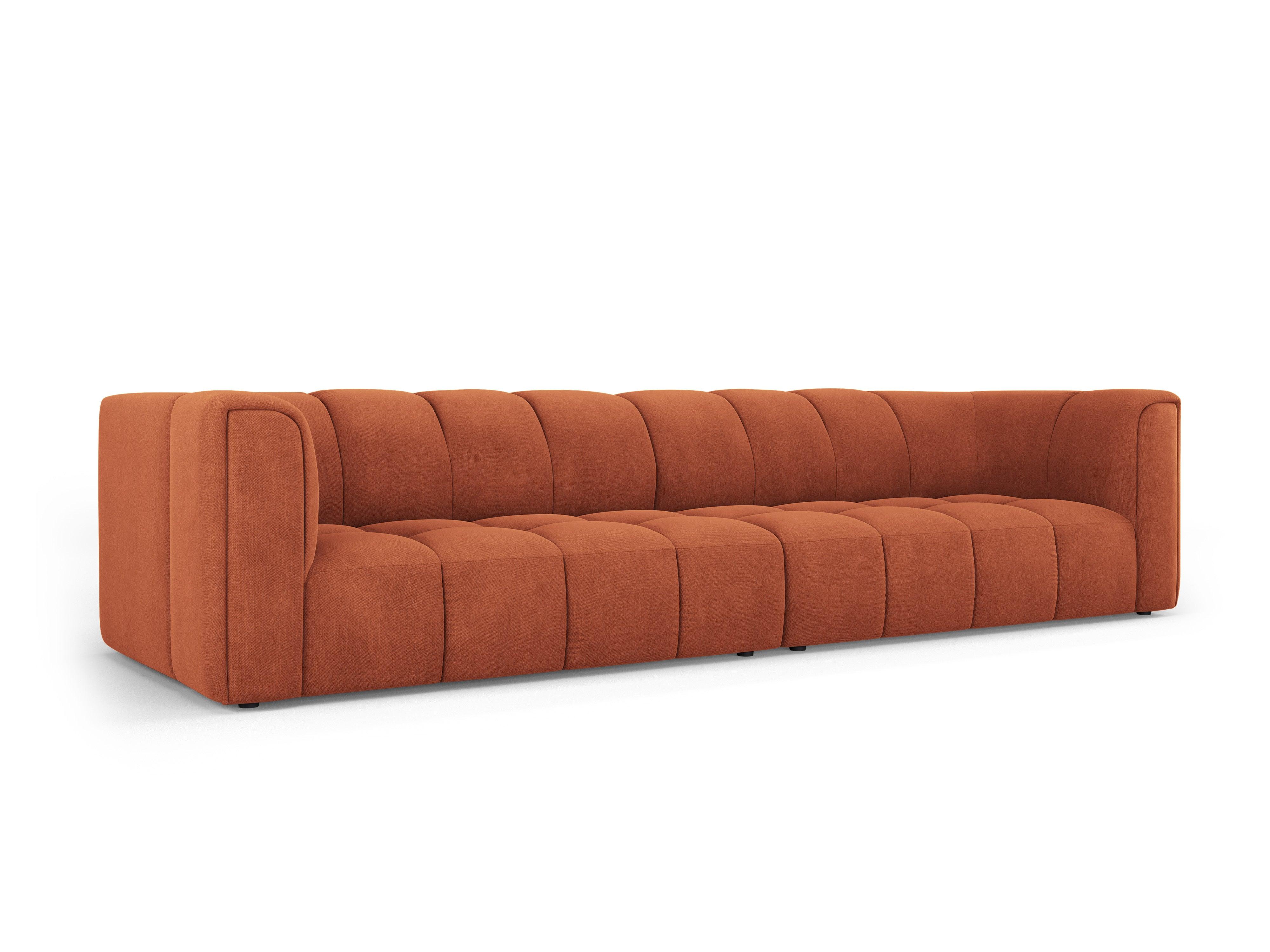 Sofa 4-osobowa FRANCESCA terracotta szenil Milo Casa    Eye on Design