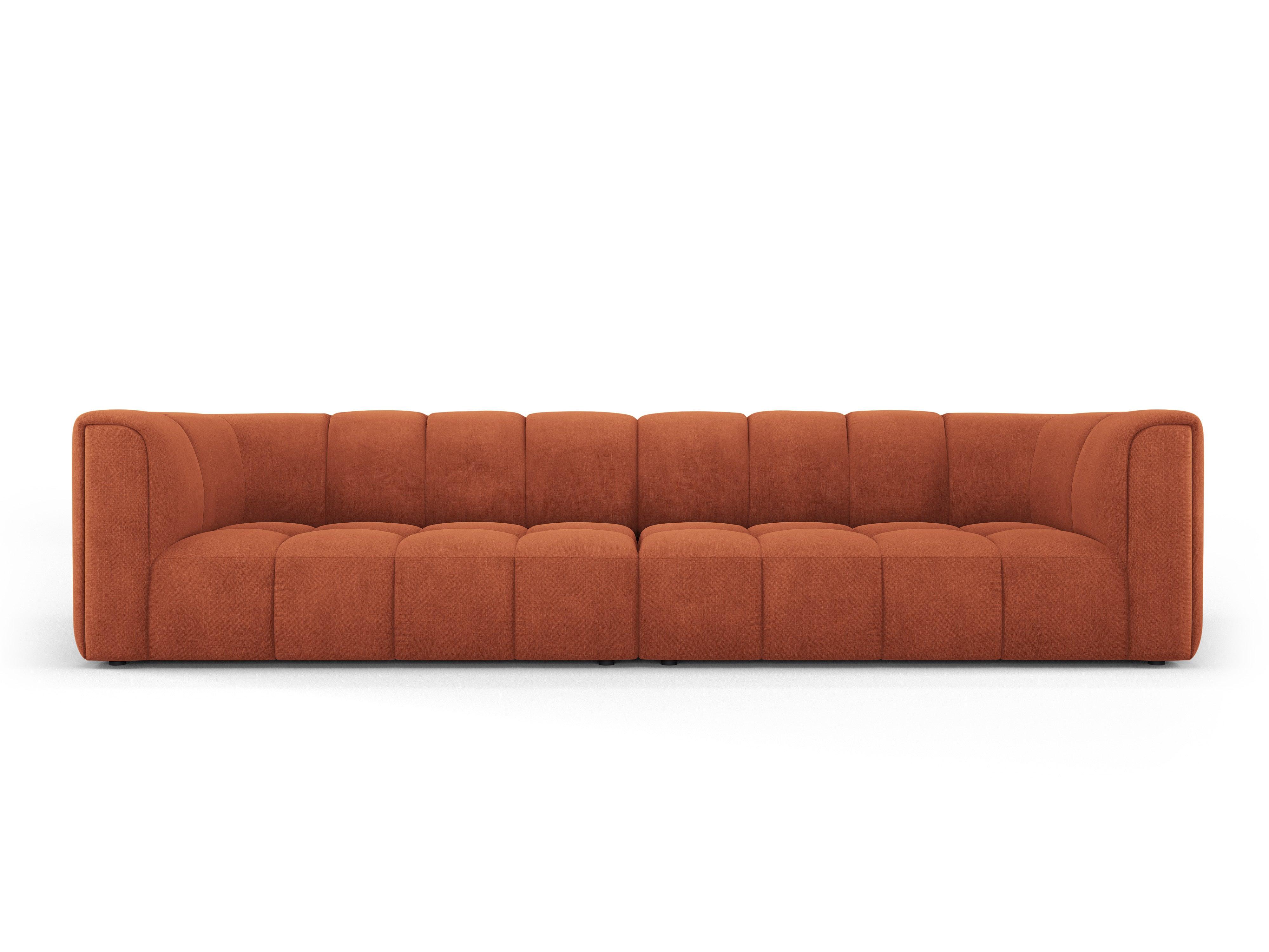 Sofa 4-osobowa FRANCESCA terracotta szenil Milo Casa    Eye on Design