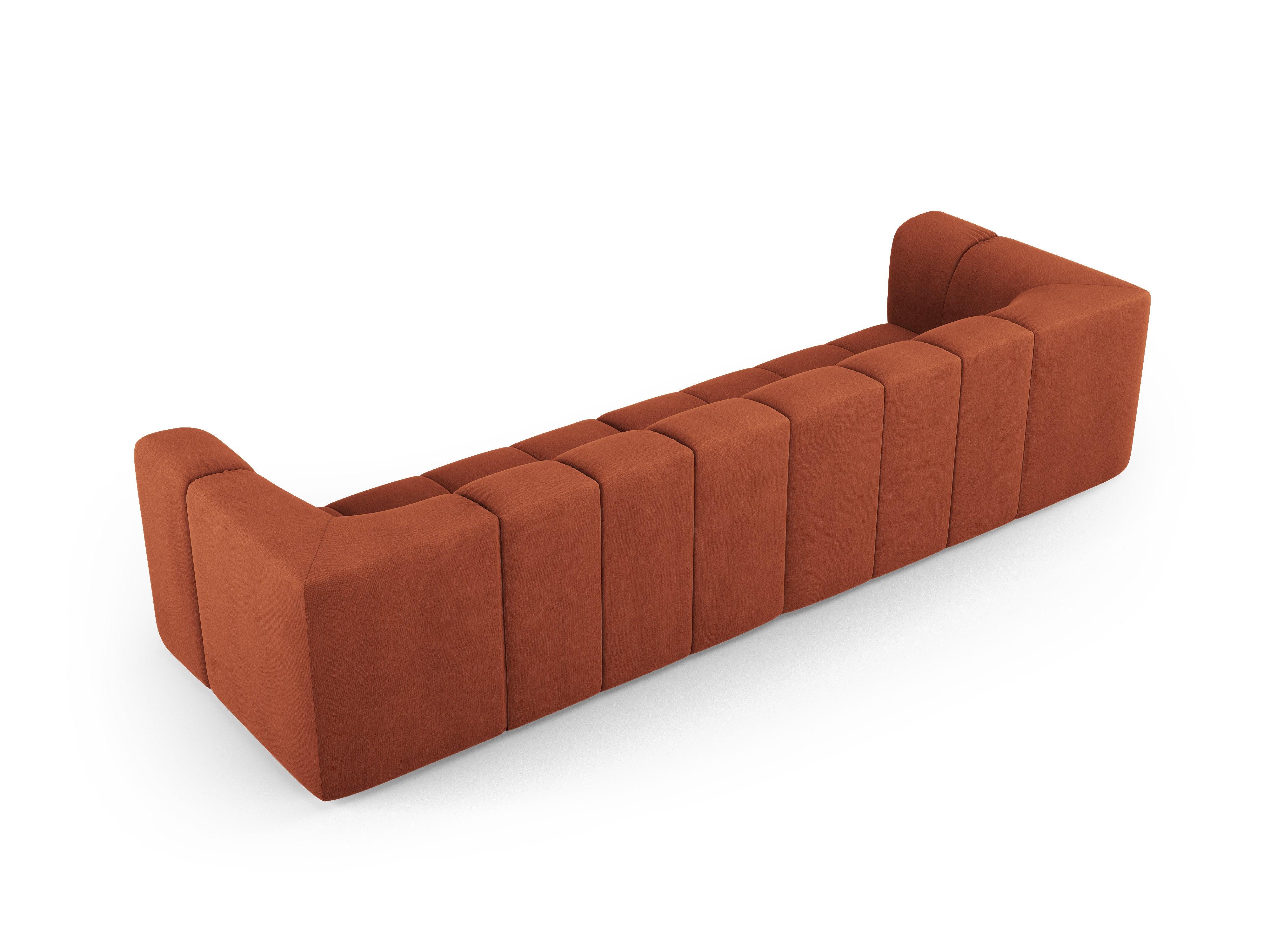 Sofa 4-osobowa FRANCESCA terracotta szenil Milo Casa    Eye on Design