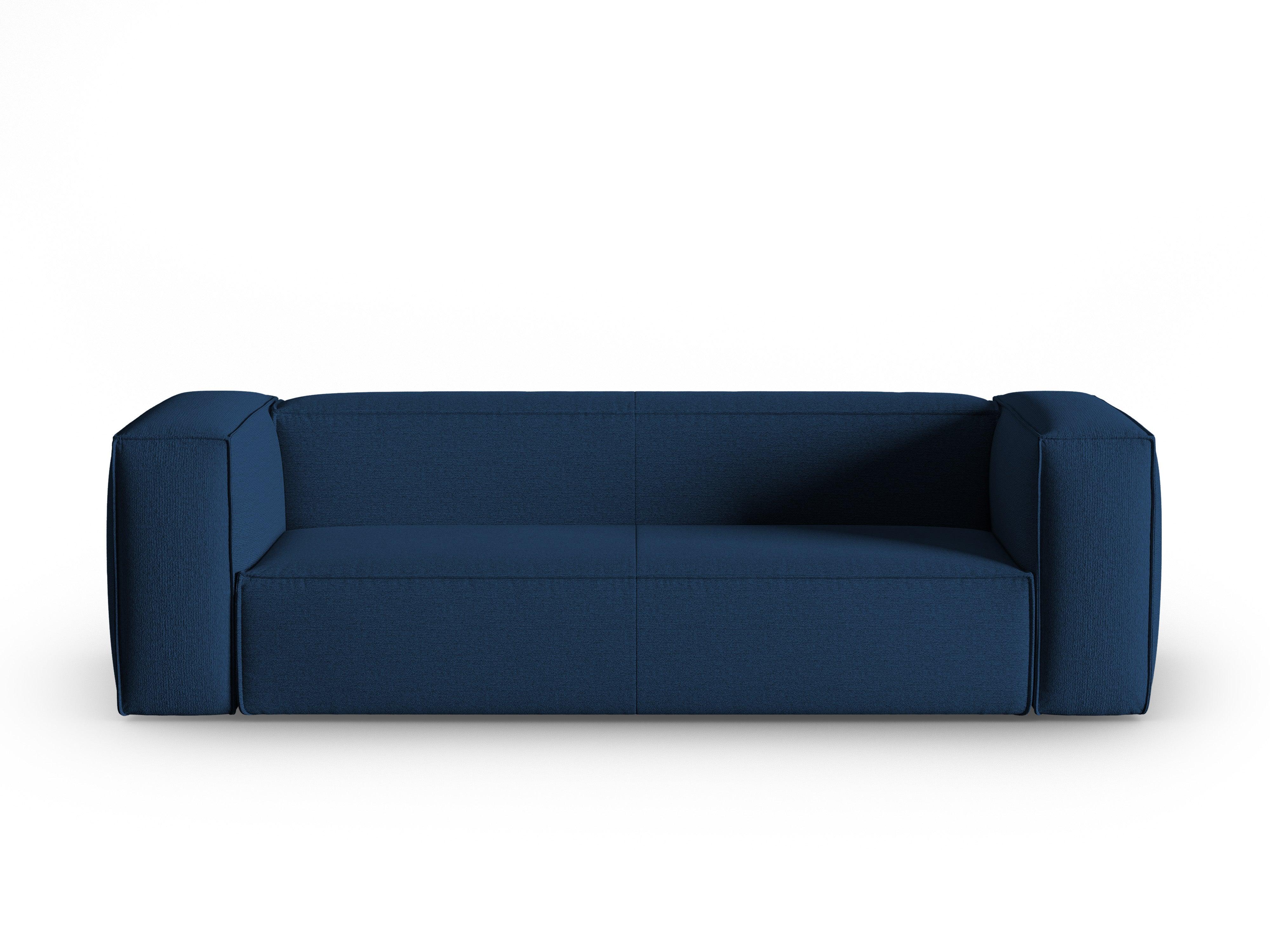 Sofa 4-osobowa MACKAY ciemnoniebieski boucle Cosmopolitan Design    Eye on Design