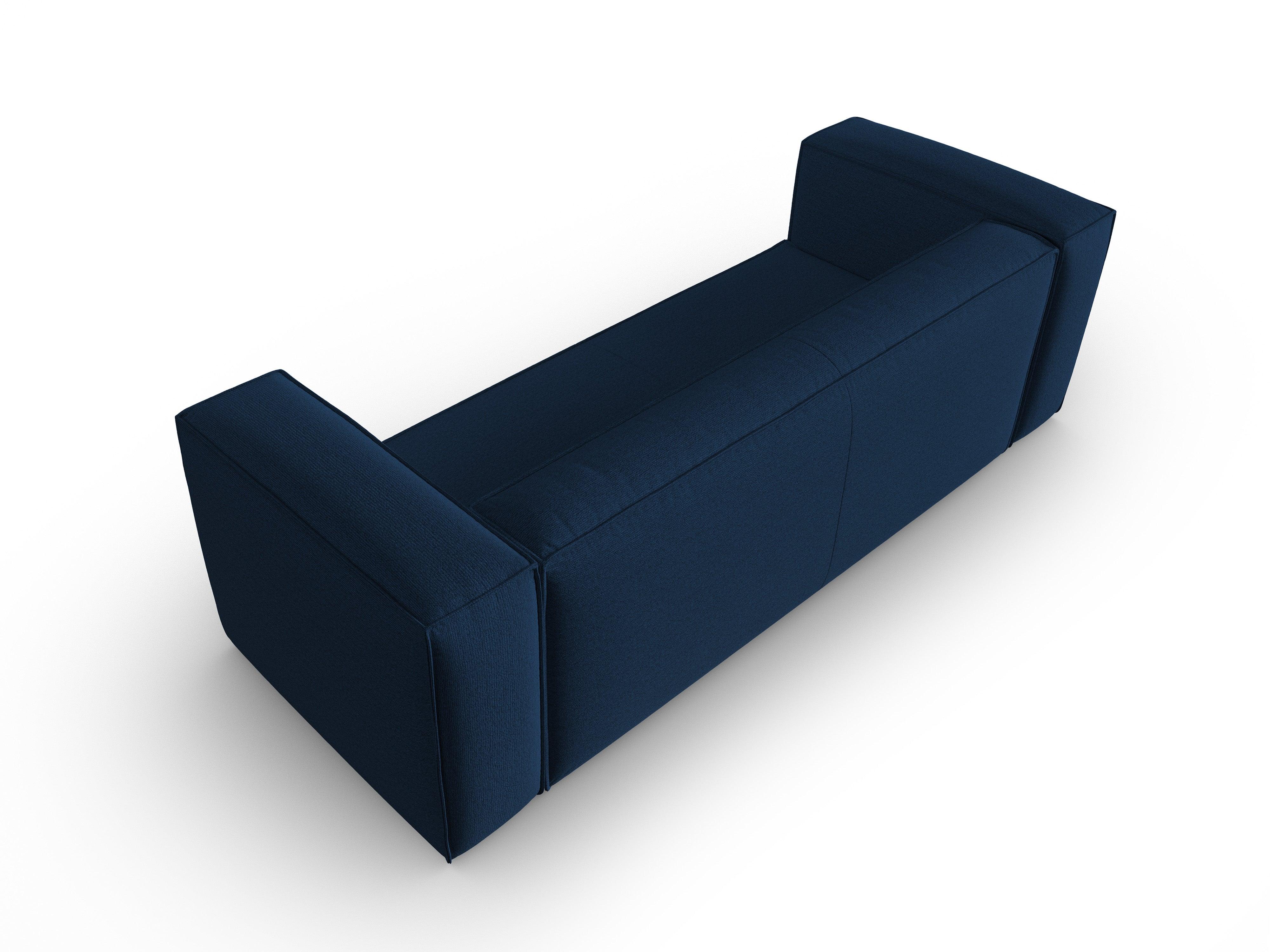 Sofa 4-osobowa MACKAY ciemnoniebieski boucle Cosmopolitan Design    Eye on Design