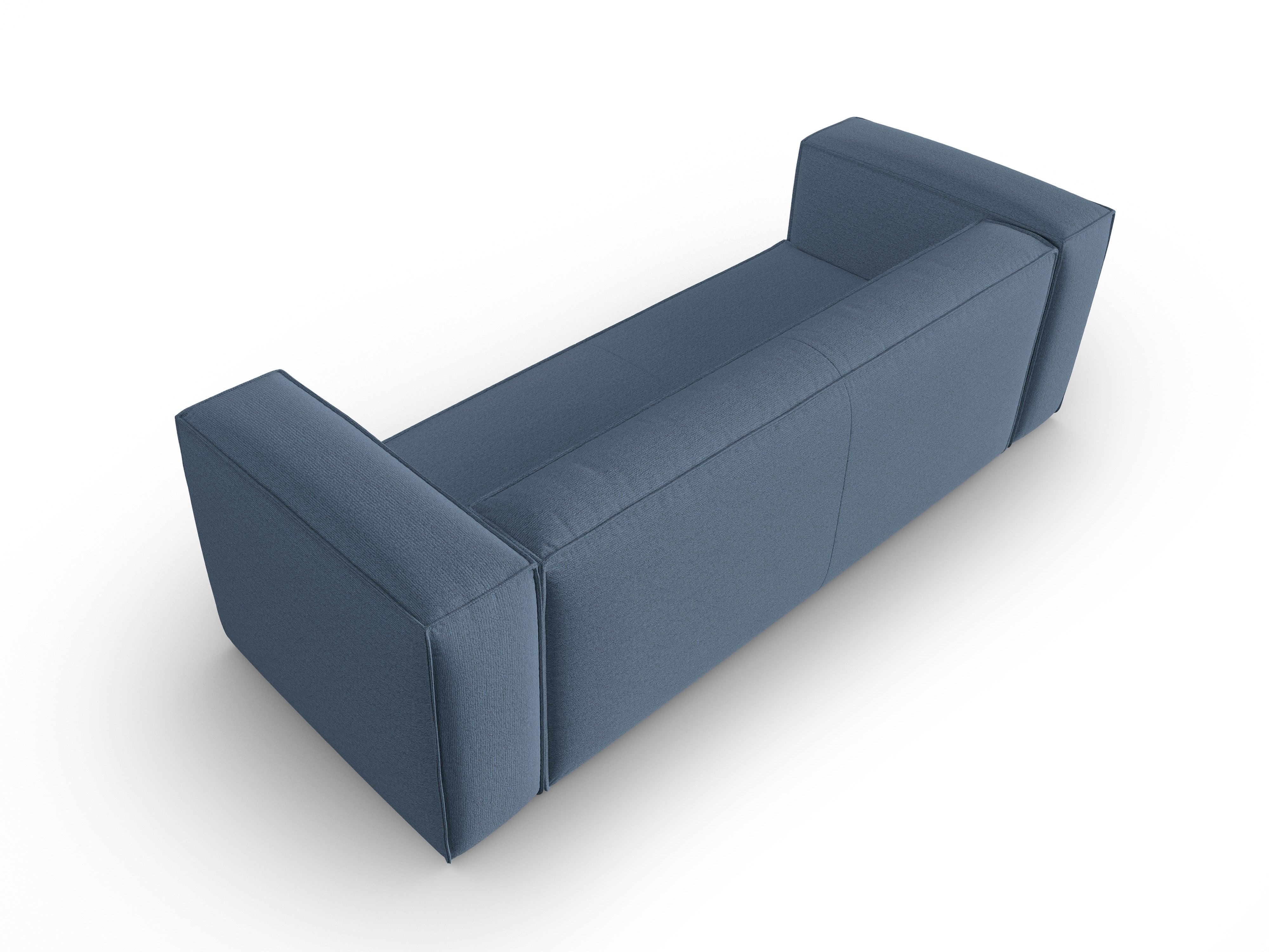 Sofa 4-osobowa MACKAY niebieski boucle Cosmopolitan Design    Eye on Design