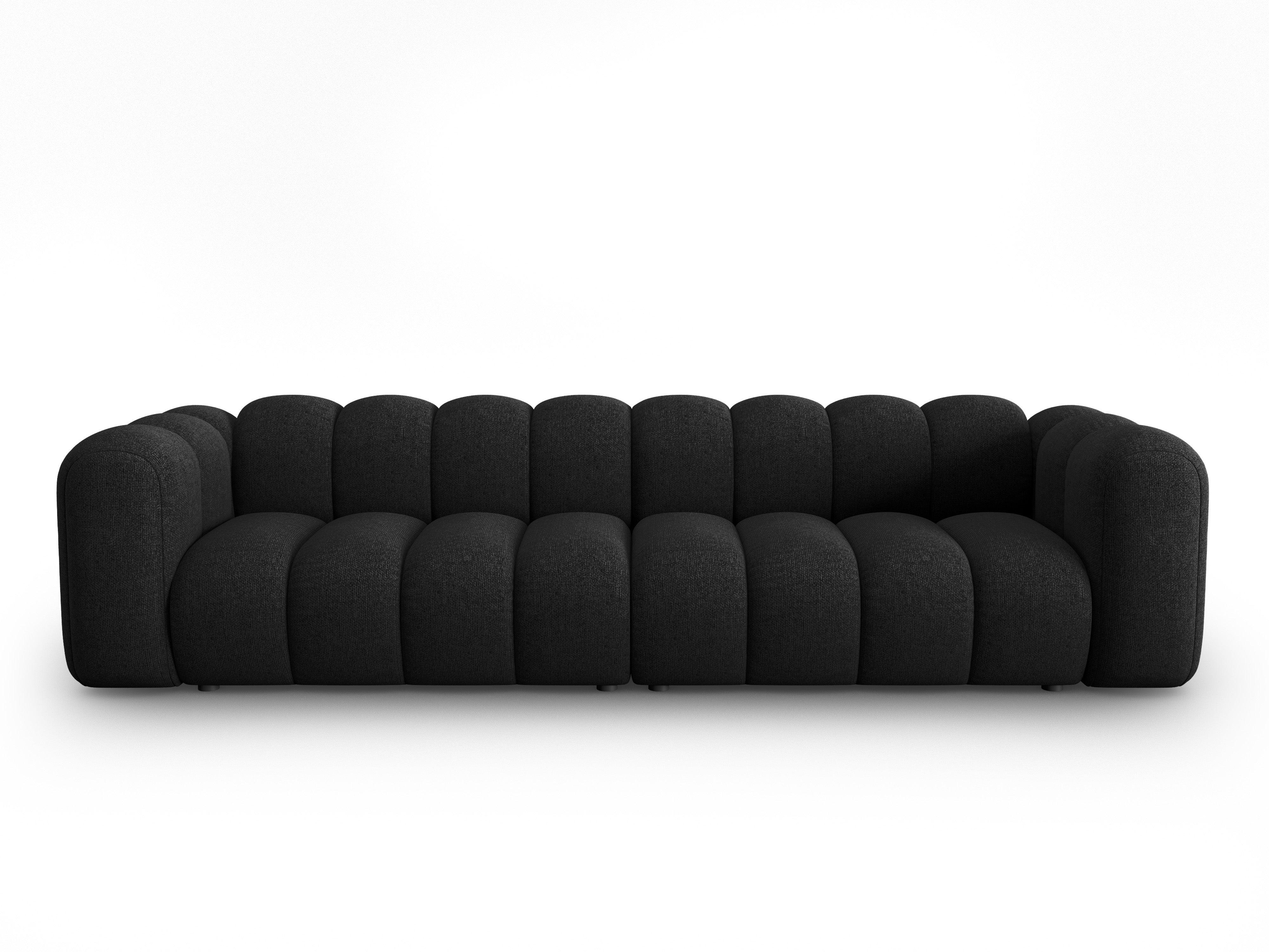 Sofa 4-osobowa SKYLER czarny szenil Interieurs 86    Eye on Design