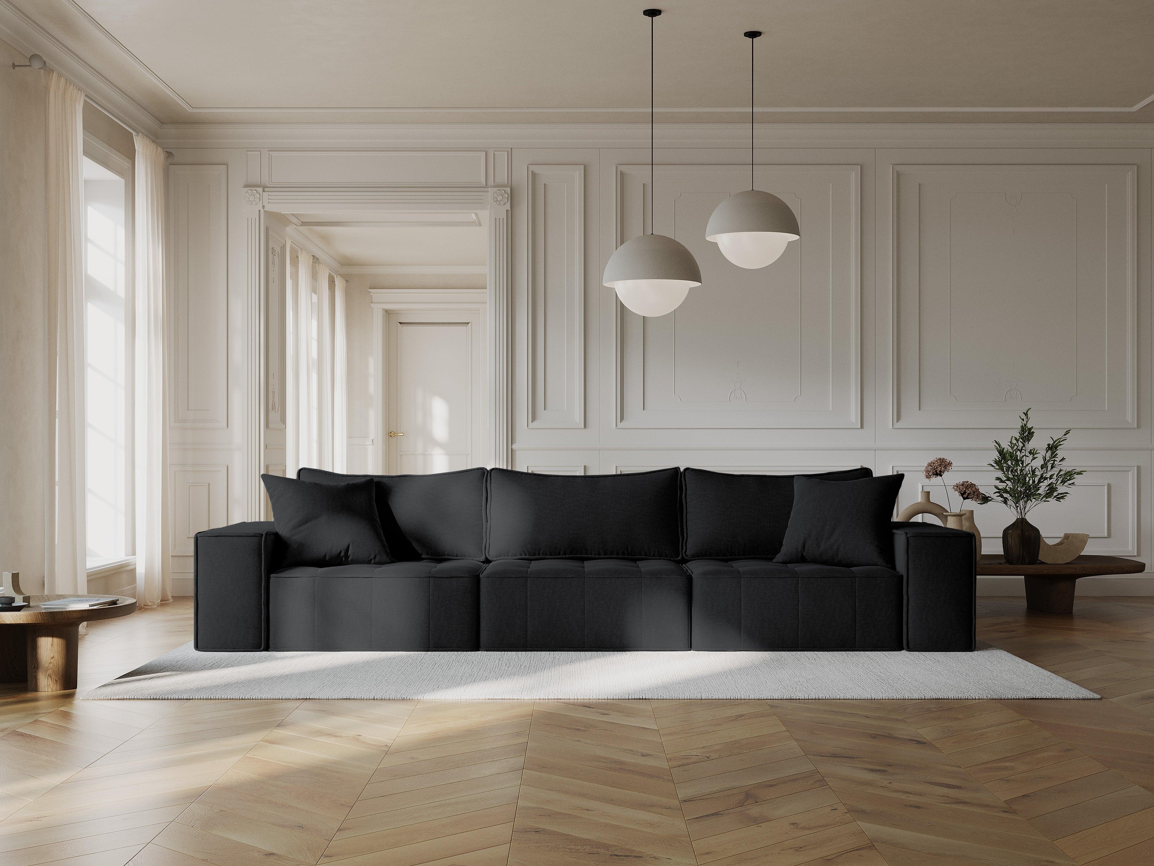 Sofa 5-osobowa VERLET czarny Interieurs 86    Eye on Design