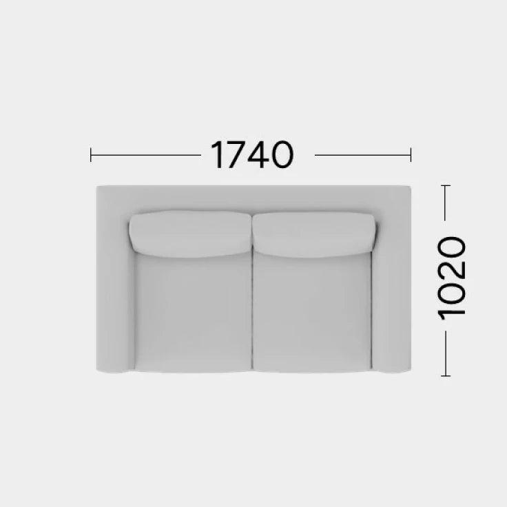 Sofa AIR Rosanero 174x102 cm Grupa 0 Nie Eye on Design