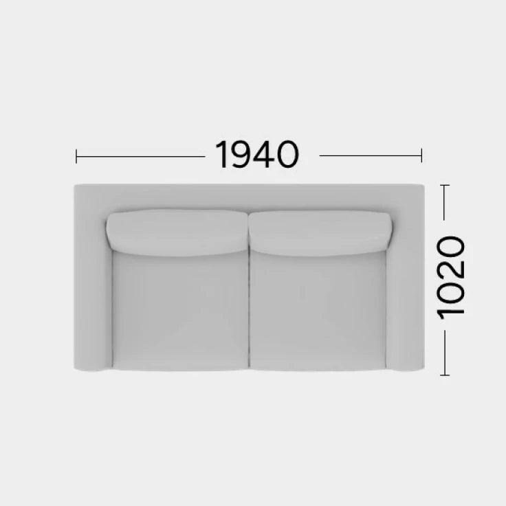 Sofa AIR Rosanero 194x102 cm Grupa 0 Nie Eye on Design