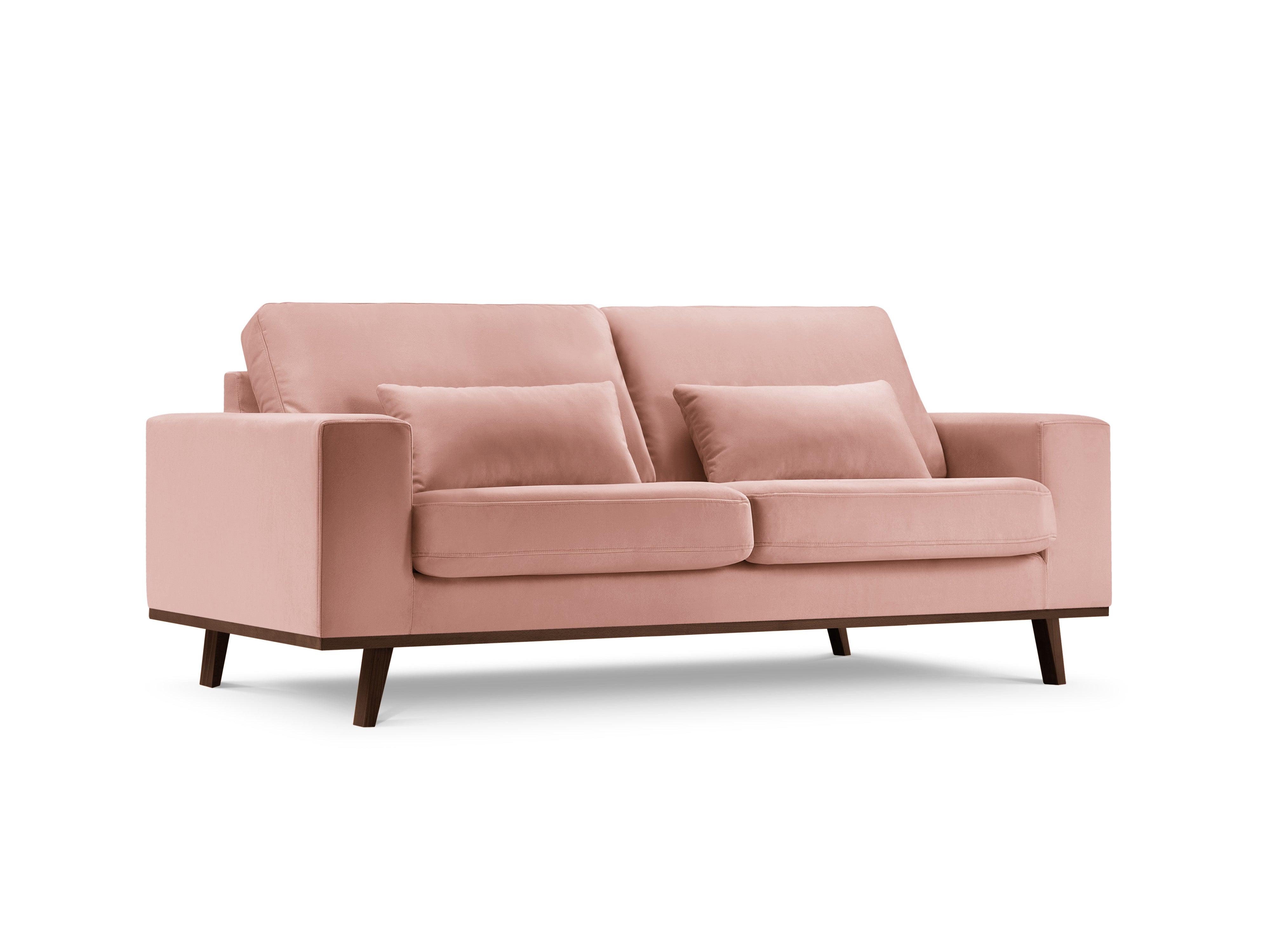 Sofa aksamitna 2-osobowa HEBE różowy Mazzini Sofas    Eye on Design