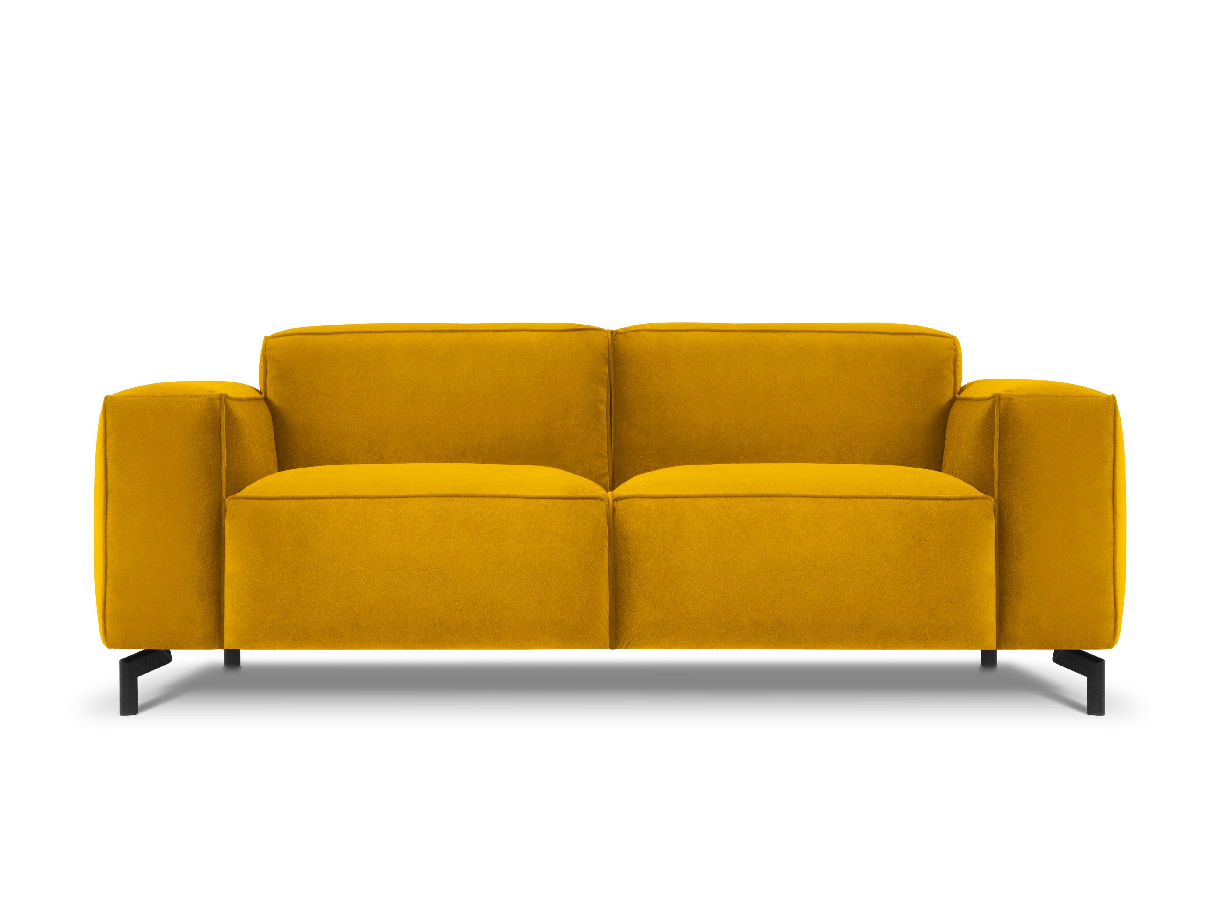 Sofa aksamitna 2-osobowa PARADIS żółty CXL by Christian Lacroix    Eye on Design