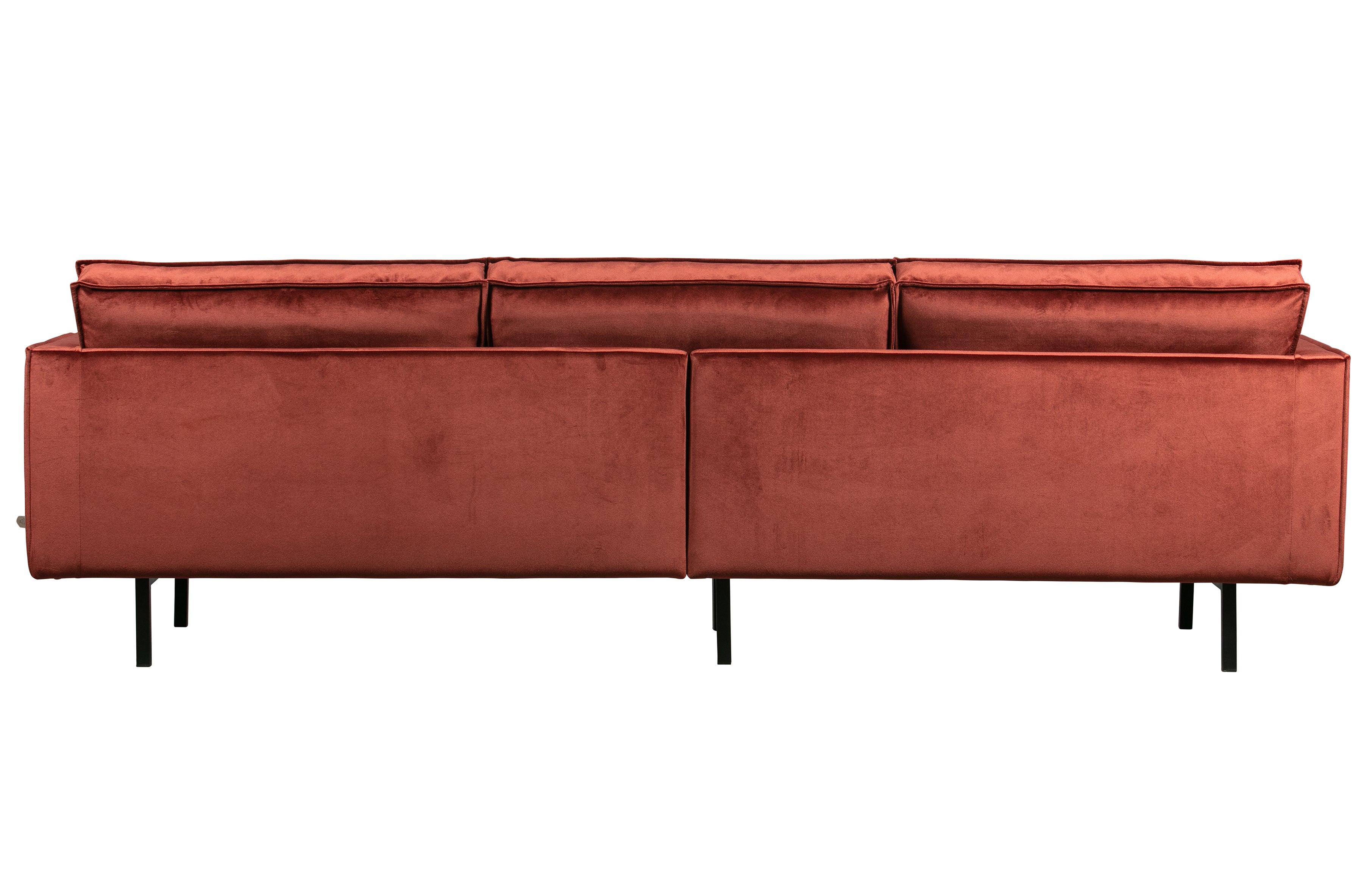 Sofa aksamitna 3-osobowa RODEO kasztanowy Be Pure    Eye on Design