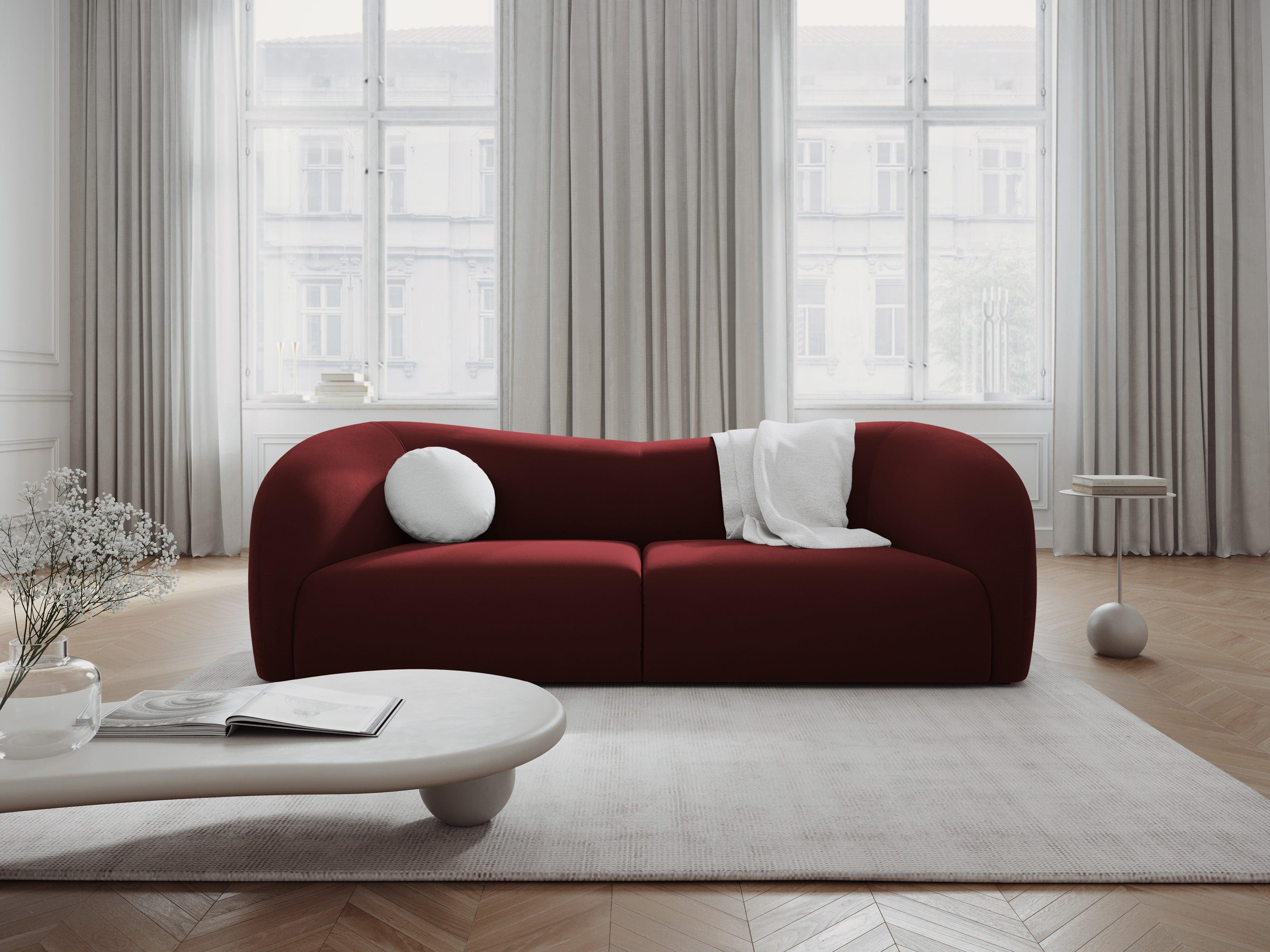 Velvet Sofa, "Santi", 3 Seats, Dark Red, 237x90x75
Made in Europe Interieurs 86    Eye on Design