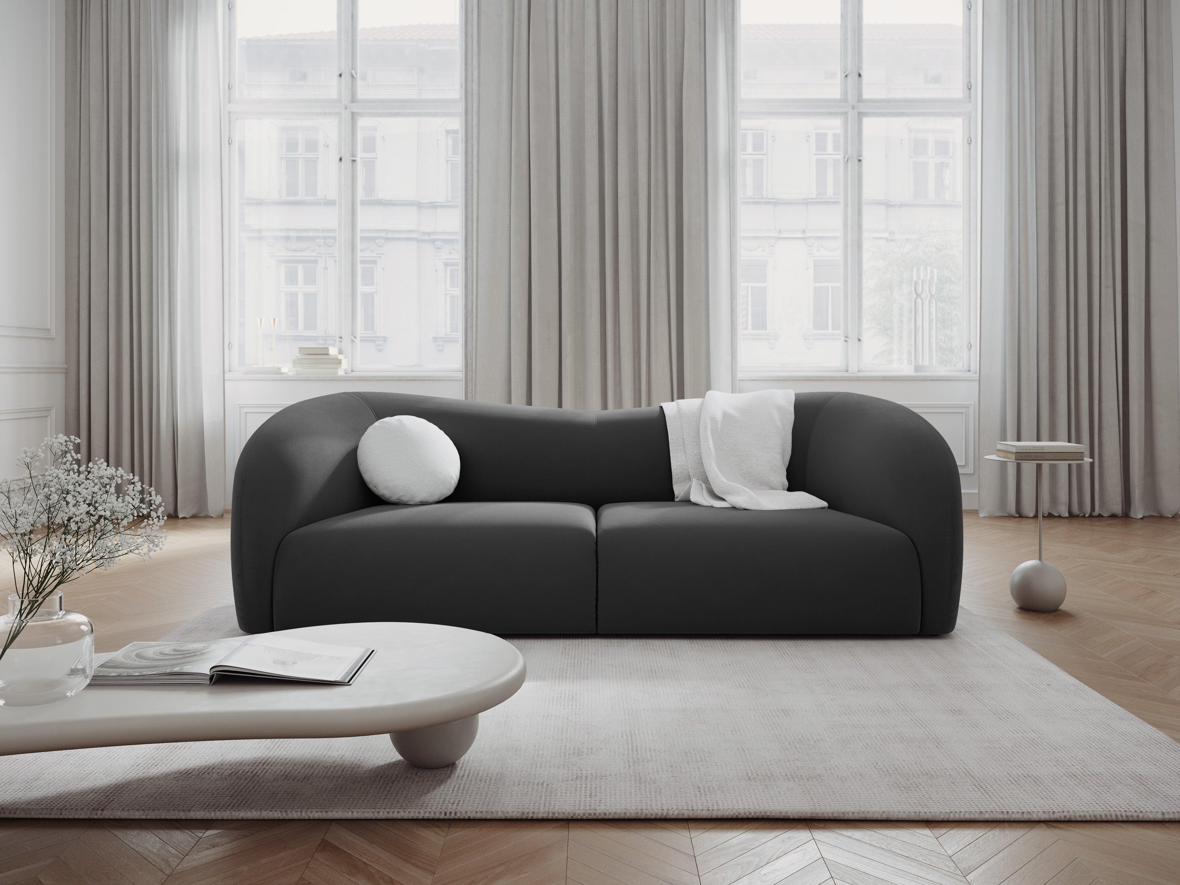Velvet Sofa, "Santi", 3 Seats, Dark Grey, 237x90x75
Made in Europe Interieurs 86    Eye on Design