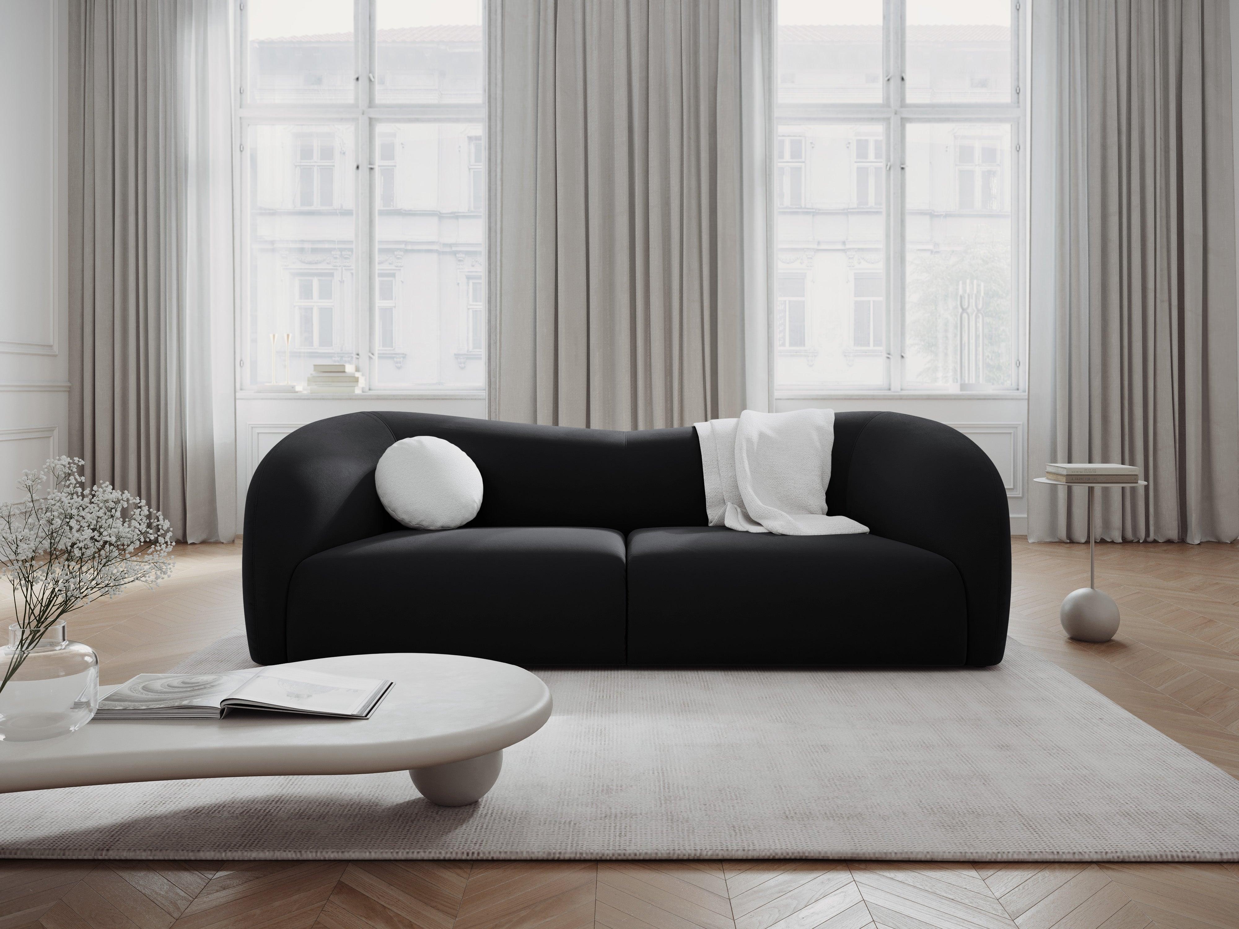 Velvet Sofa, "Santi", 3 Seats, Black, 237x90x75
Made in Europe Interieurs 86    Eye on Design