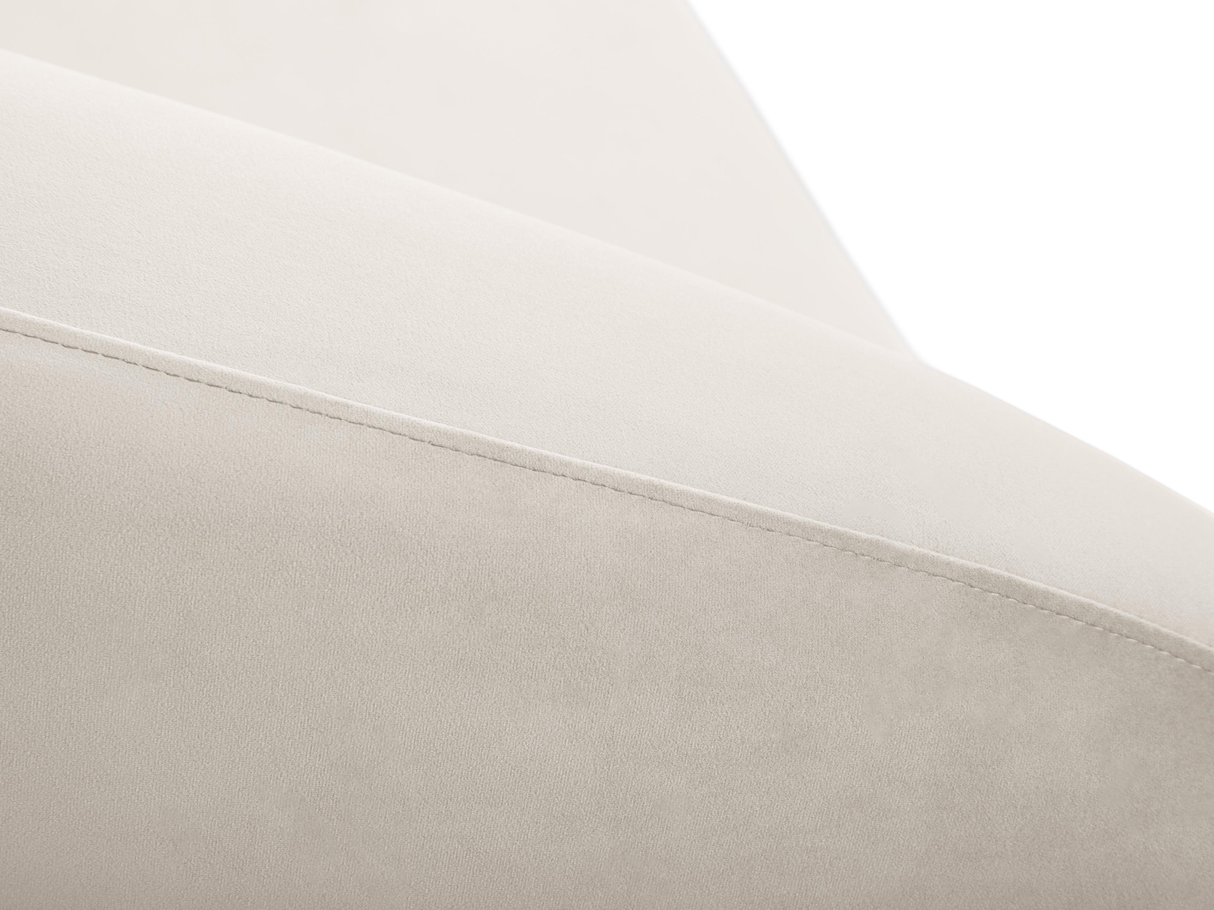 Sofa aksamitna 3-osobowa SANTI jasnobeżowy Interieurs 86    Eye on Design