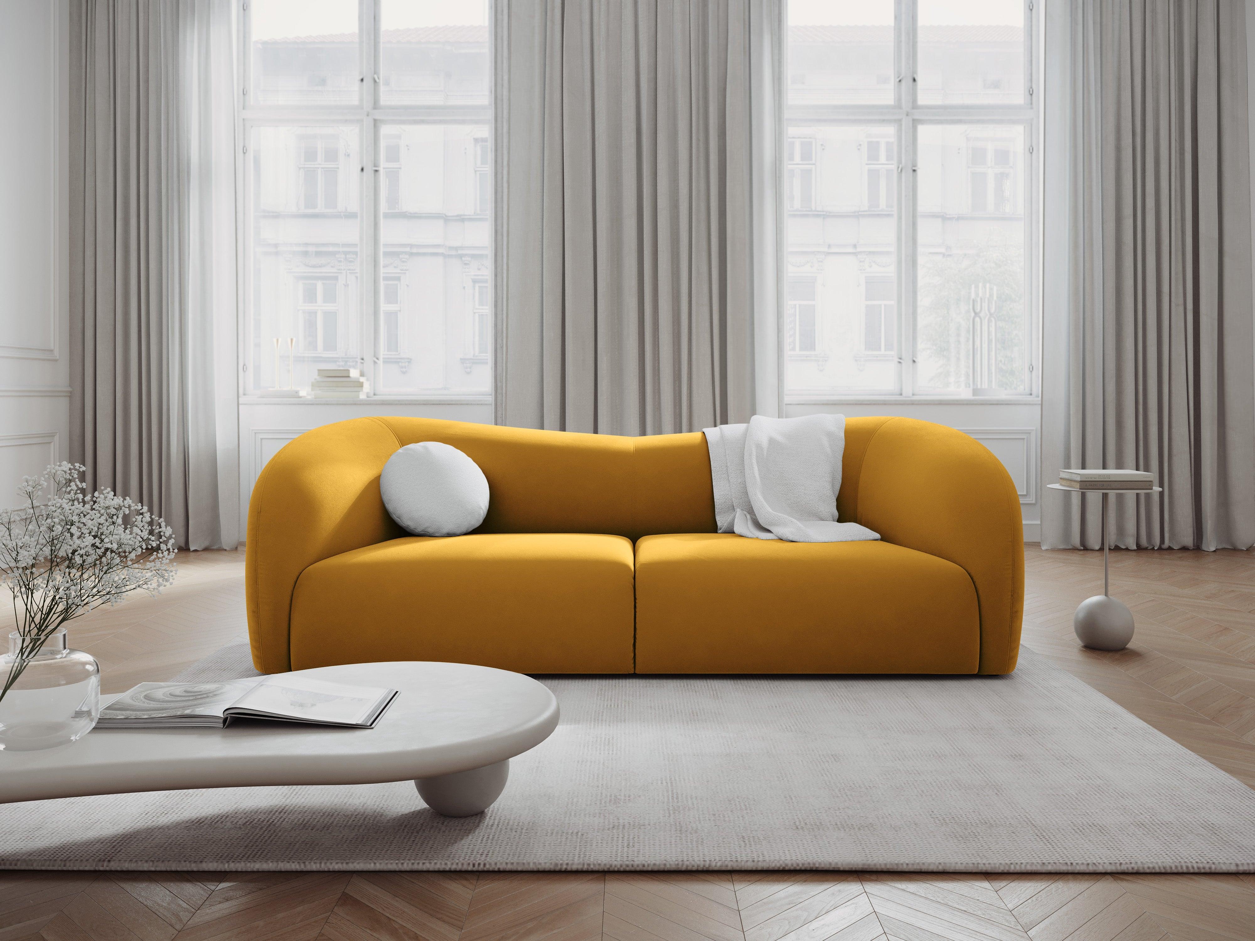 Velvet Sofa, "Santi", 3 Seats, Yellow, 237x90x75
Made in Europe Interieurs 86    Eye on Design