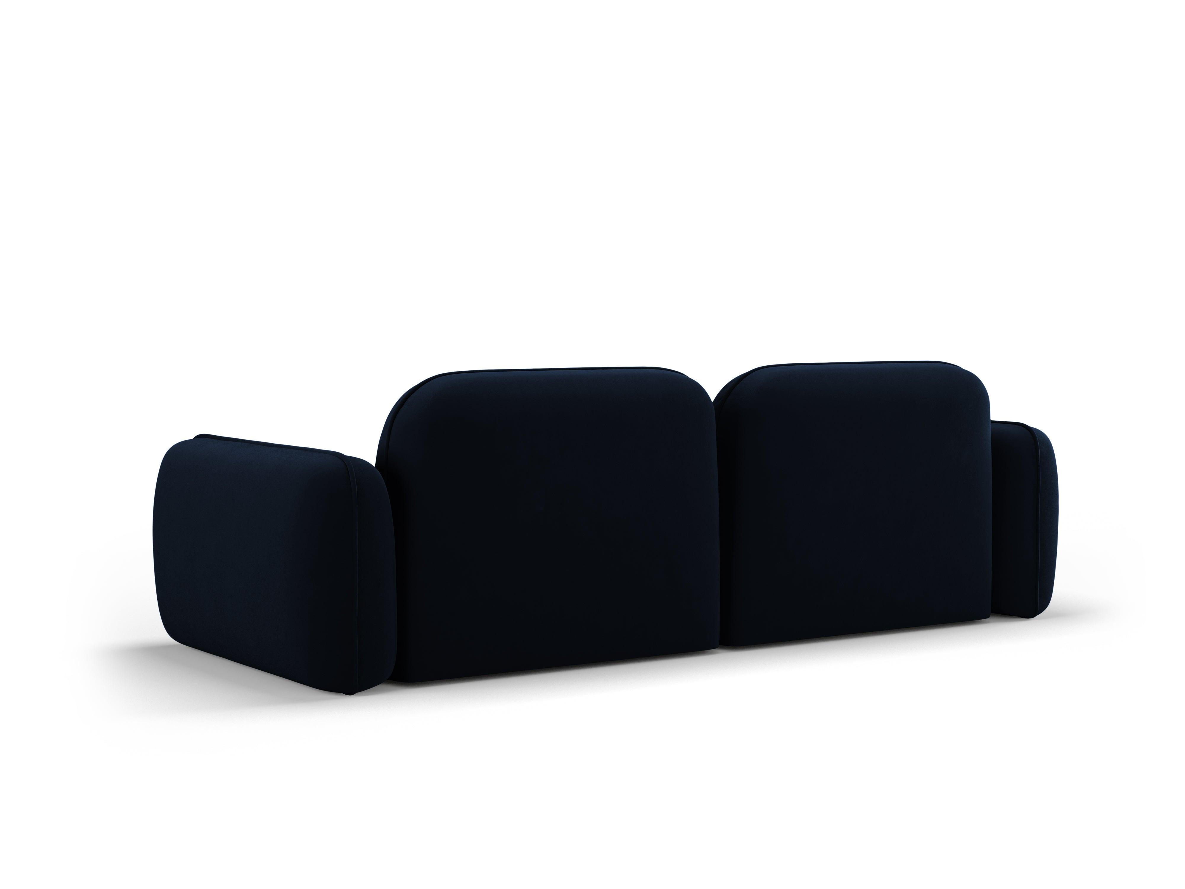 Sofa modułowa aksamitna 3-osobowa SYDNEY granat królewski Cosmopolitan Design    Eye on Design