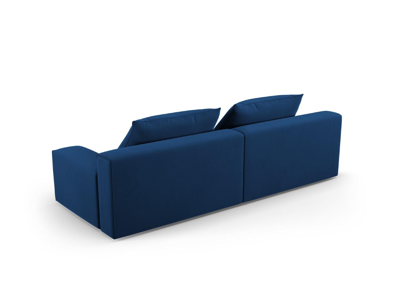 Sofa aksamitna 4-osobowa IVY granatowy Mazzini Sofas    Eye on Design