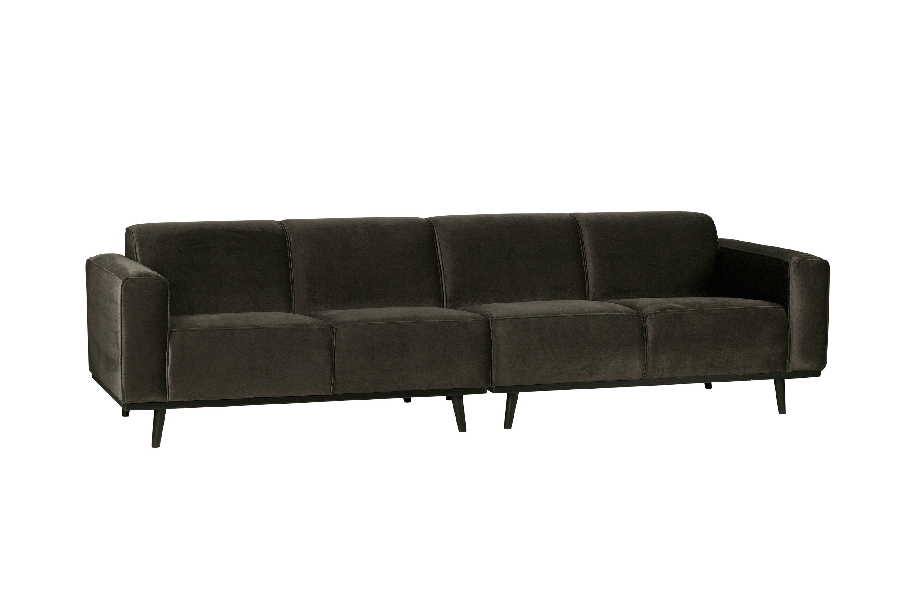 Sofa aksamitna 4-osobowa STATEMENT ciemnozielony Be Pure 280 cm   Eye on Design