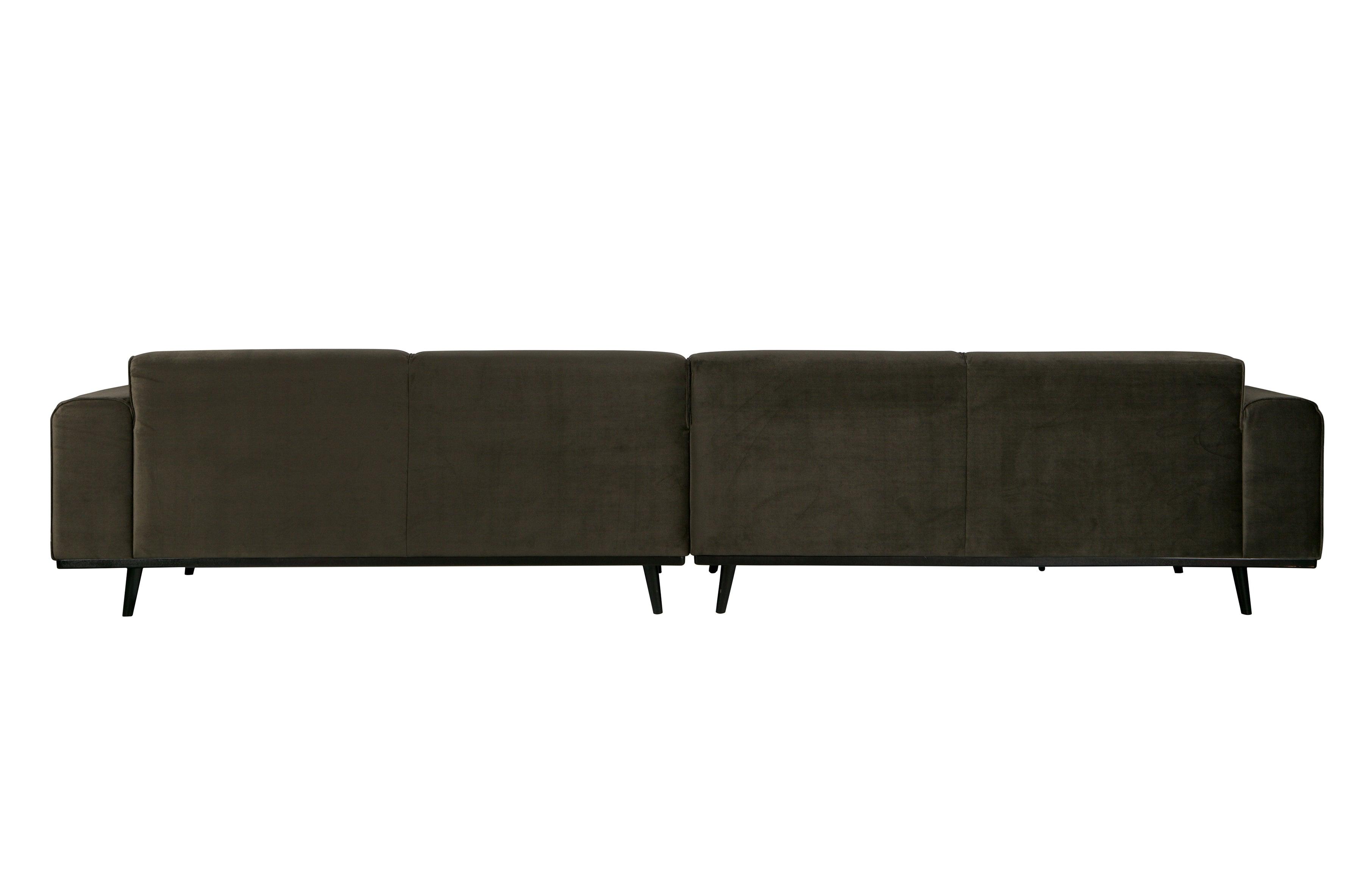 Sofa aksamitna 4-osobowa STATEMENT ciemnozielony Be Pure    Eye on Design