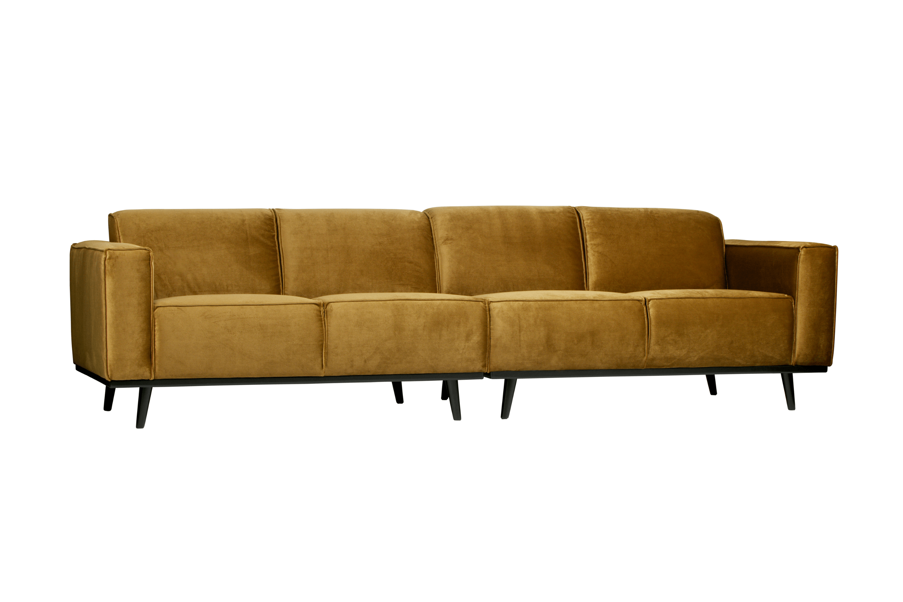 Sofa aksamitna 4-osobowa STATEMENT miodowy Be Pure 280 cm   Eye on Design