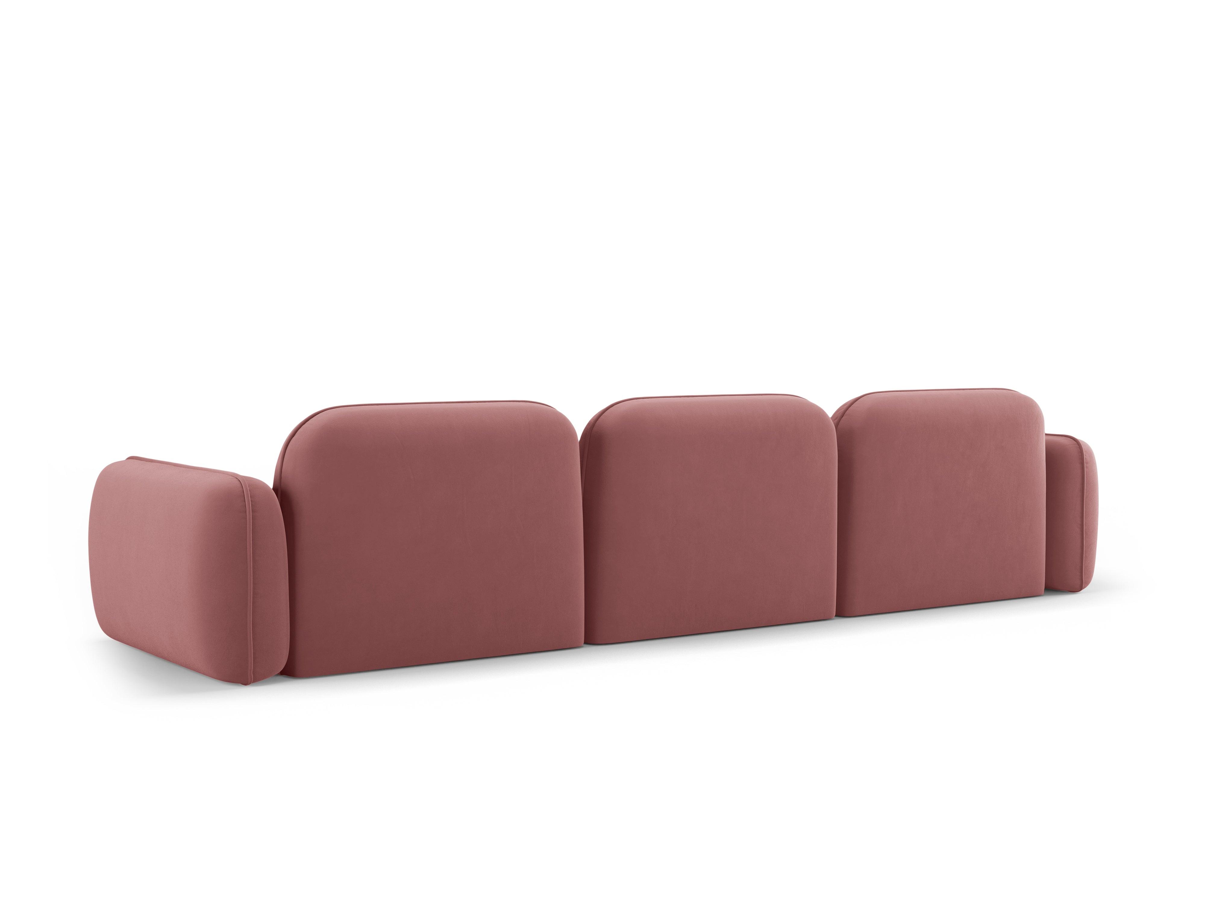 Sofa modułowa aksamitna 4-osobowa SYDNEY łososiowy Cosmopolitan Design    Eye on Design