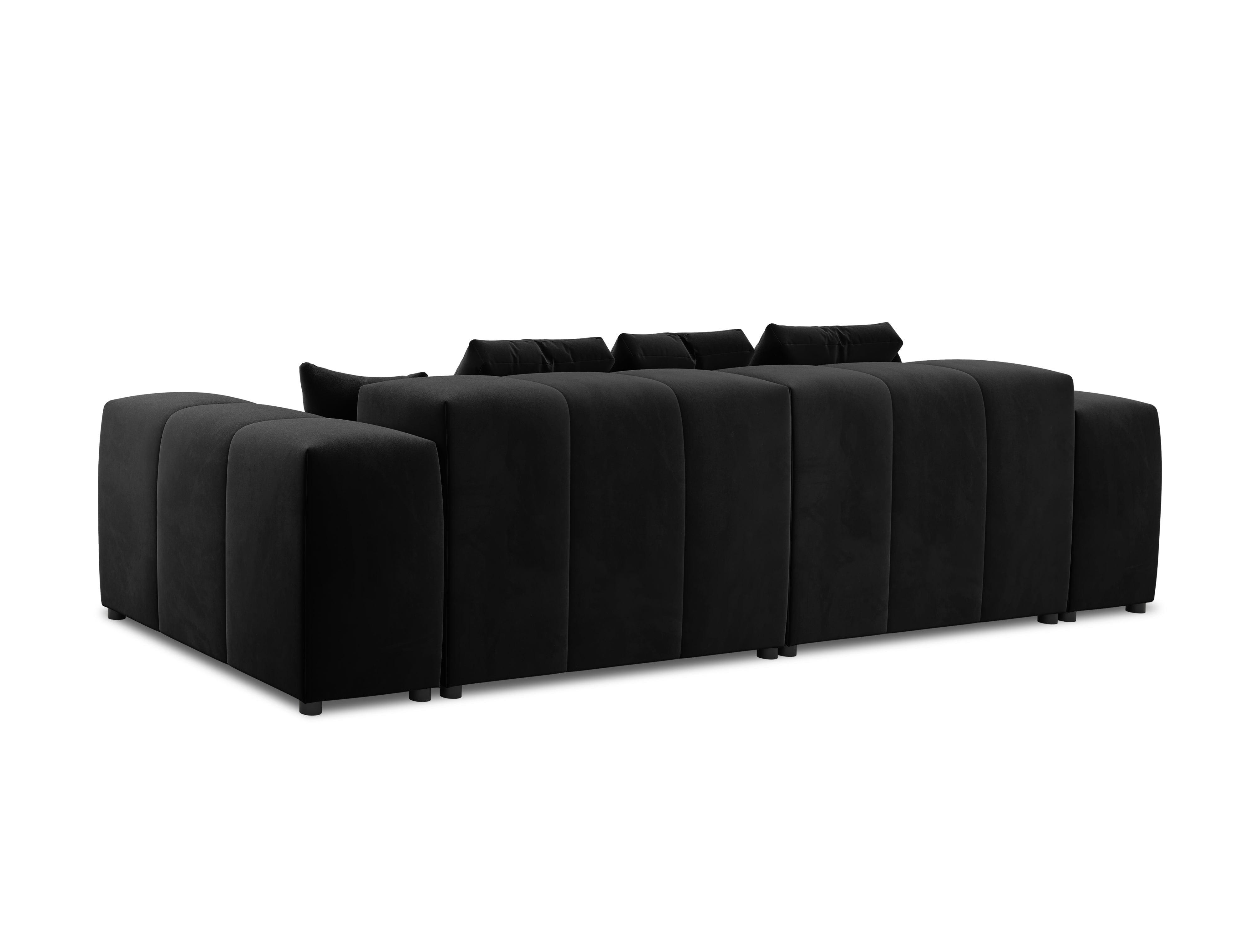 Sofa aksamitna ROME czarny Cosmopolitan Design    Eye on Design