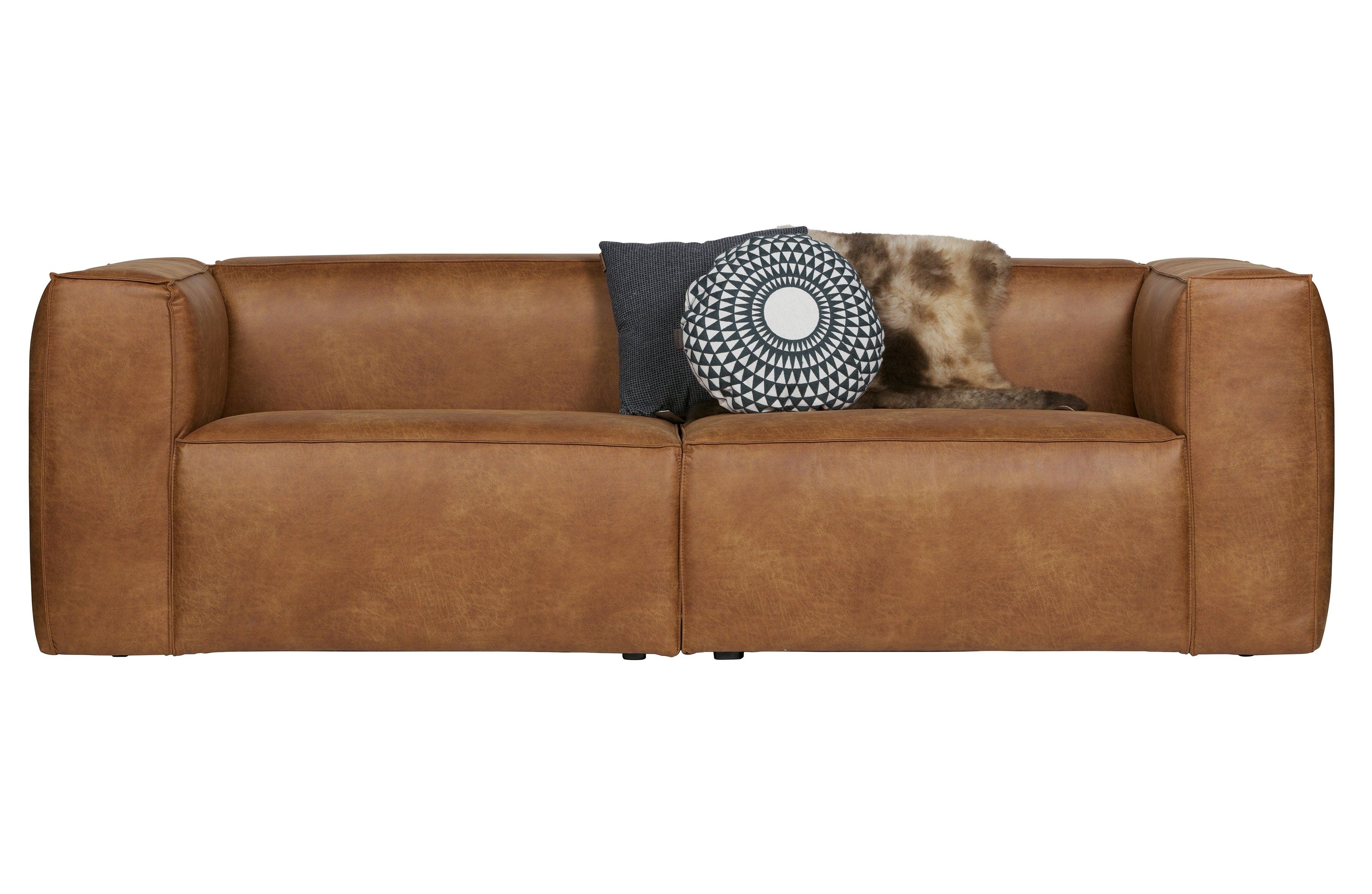 Sofa BEAN koniakowa ekoskóra Woood    Eye on Design