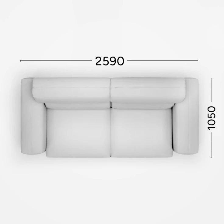 Sofa CLOUD Rosanero 259 cm Grupa 0 Nie Eye on Design